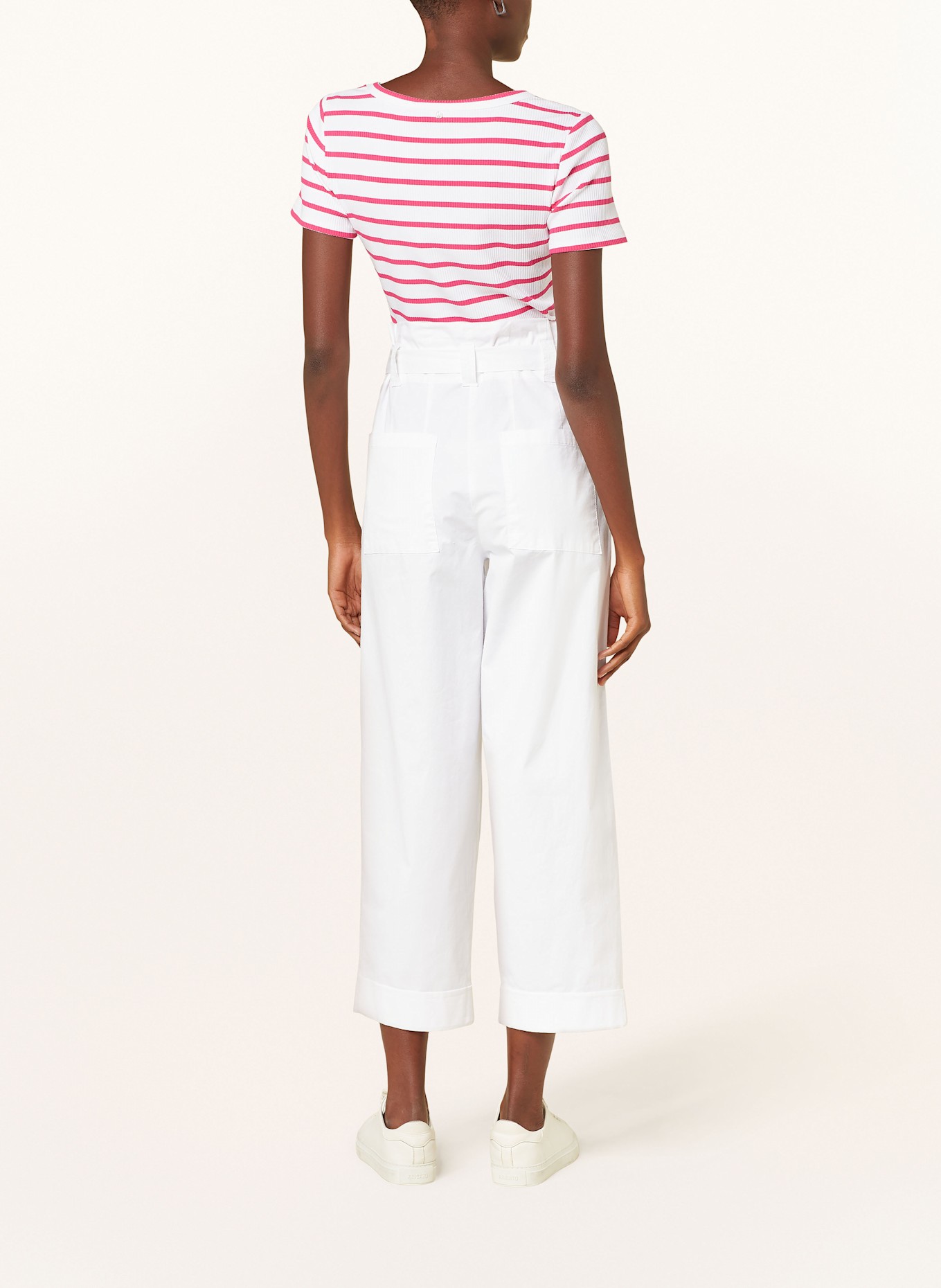 MARC AUREL T-Shirt: WEISS/ PINK