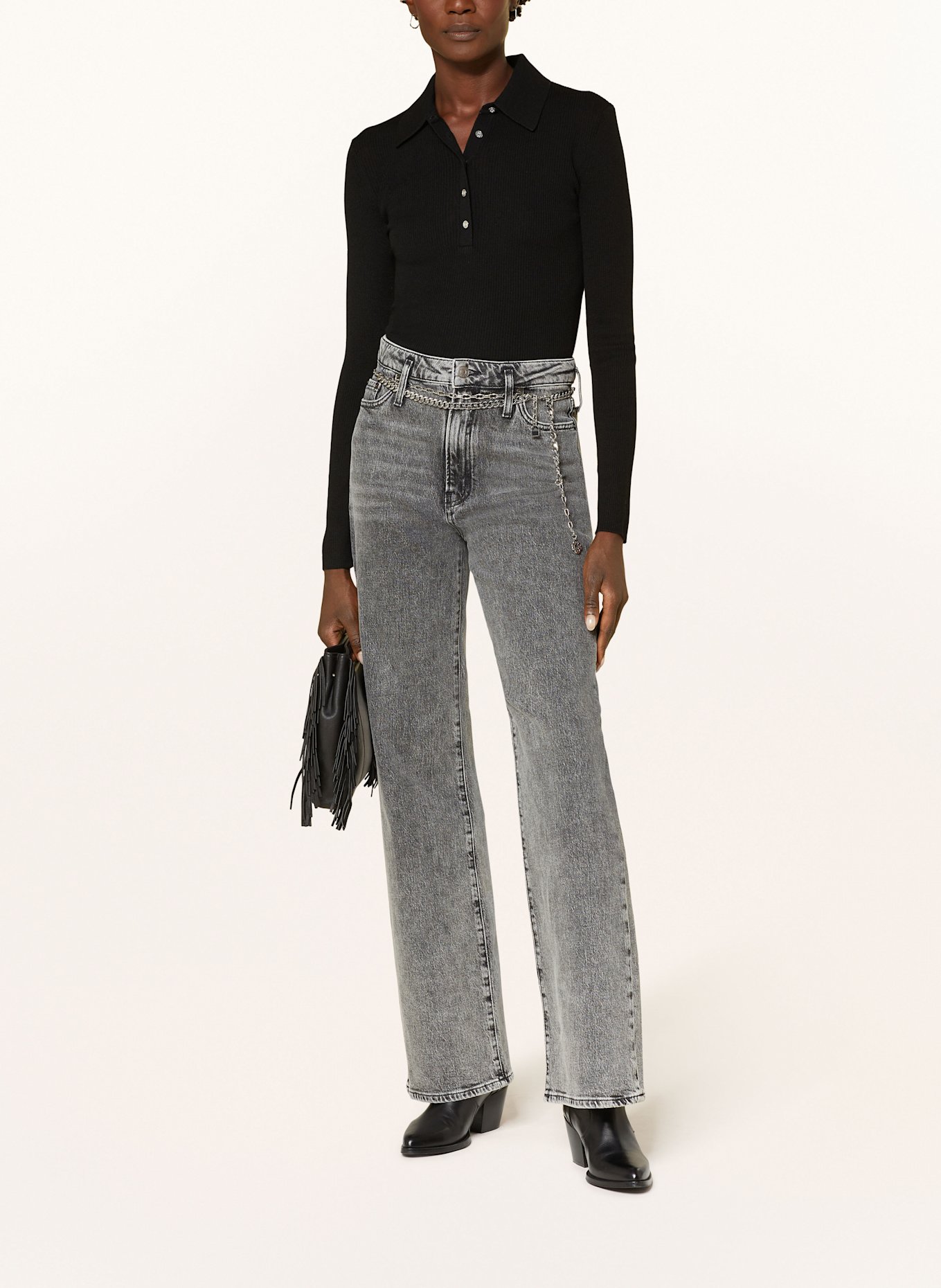 maje Straight Jeans: 0505 GREY