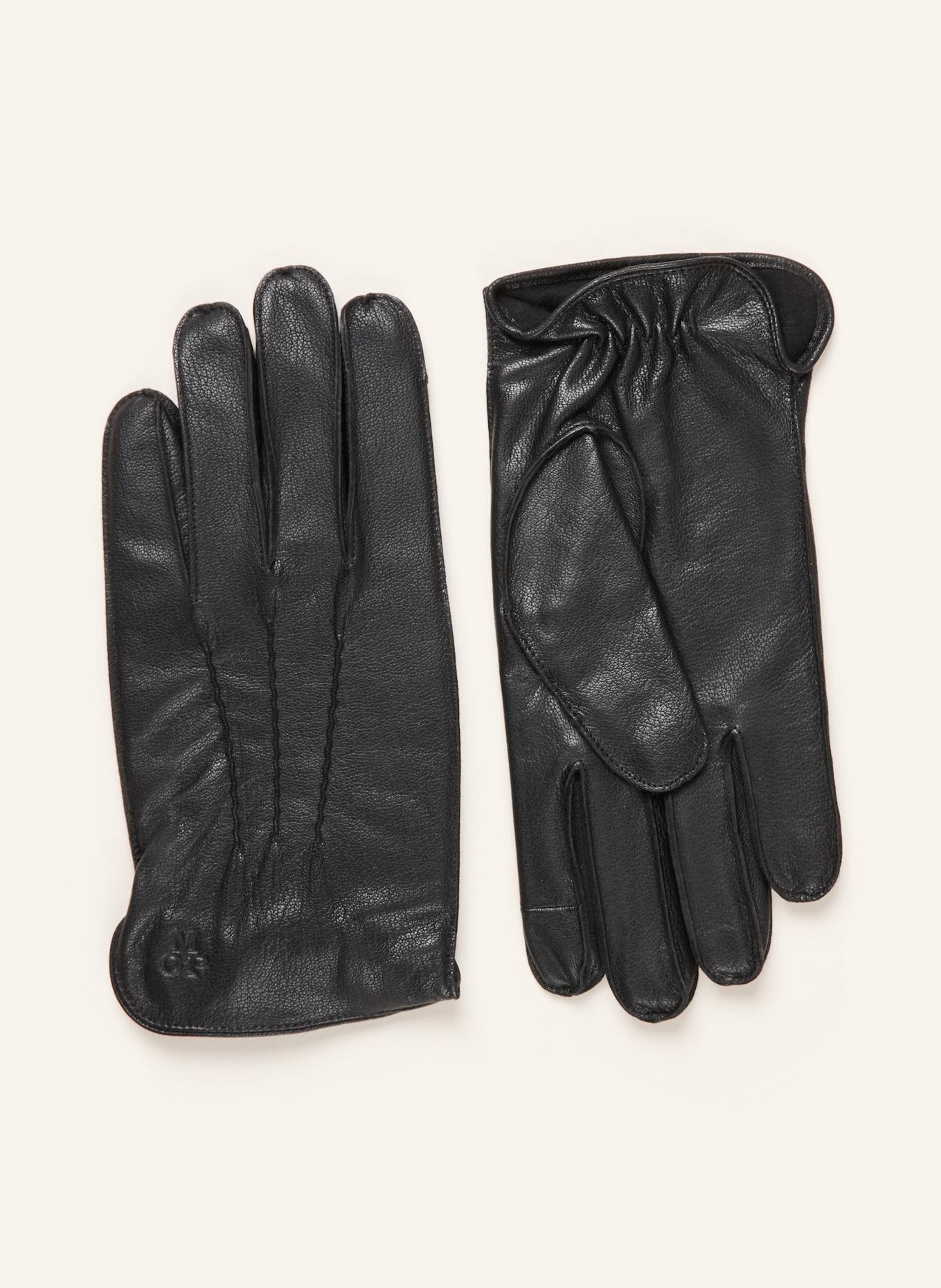 Marc O'Polo Leather gloves: BLACK