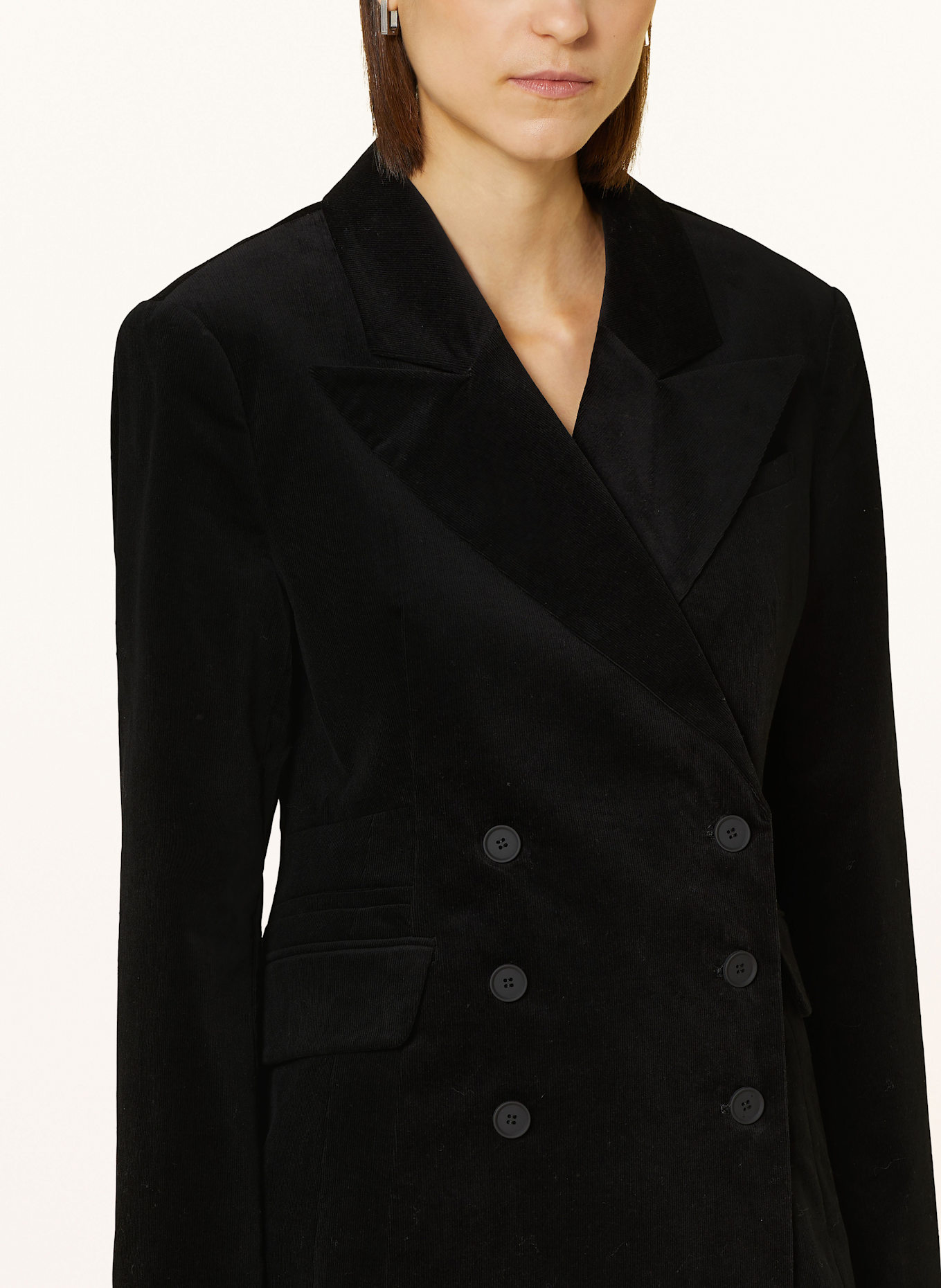 ALLSAINTS Cordblazer SEVENH in schwarz