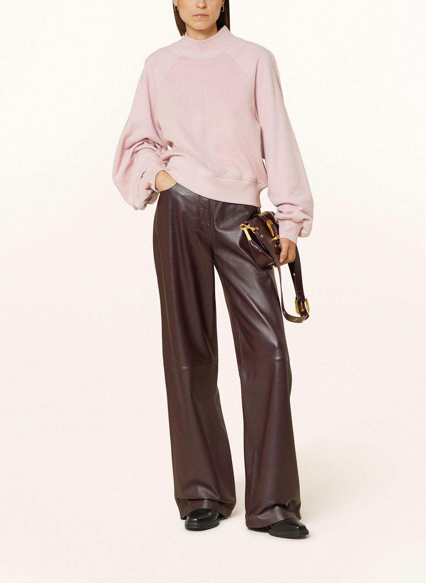All saints pink sweatshirt deals