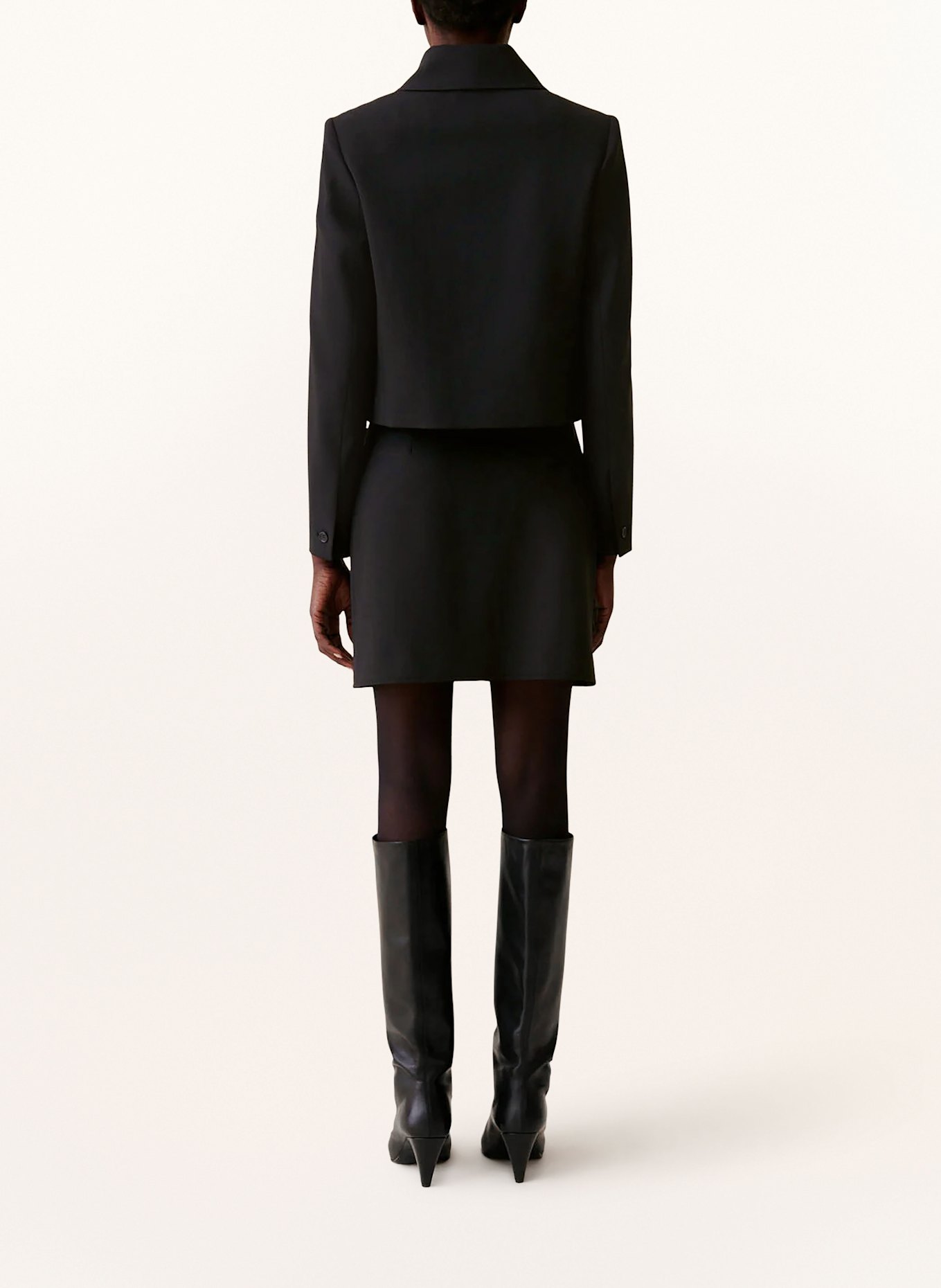 CLAUDIE PIERLOT Żakiet pudełkowy: CZARNY