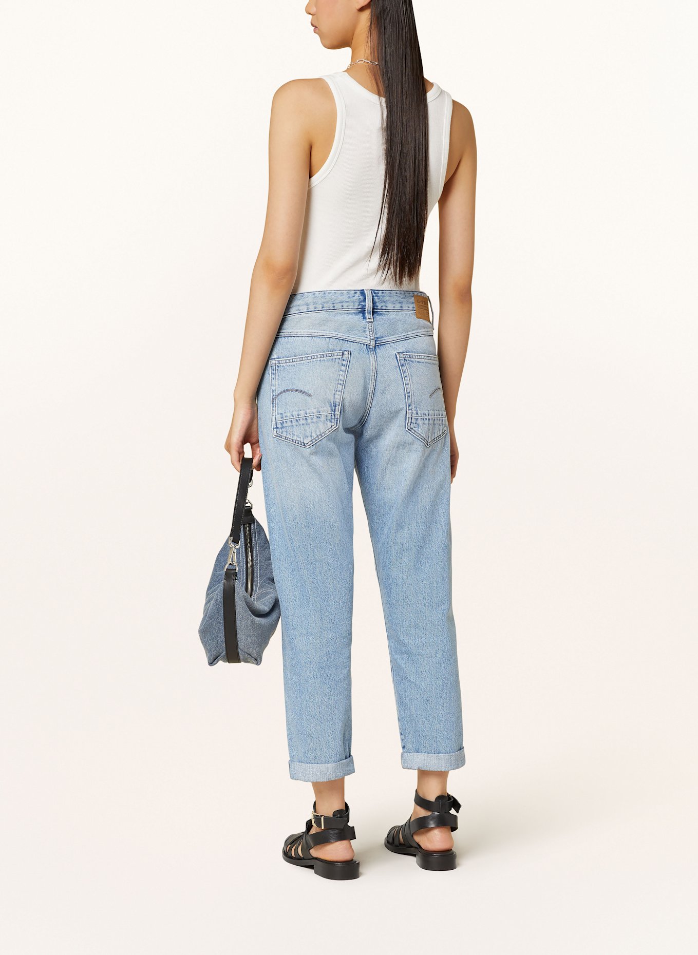 G-Star Boyfriend jeans KATE: H110 sun faded blue cape
