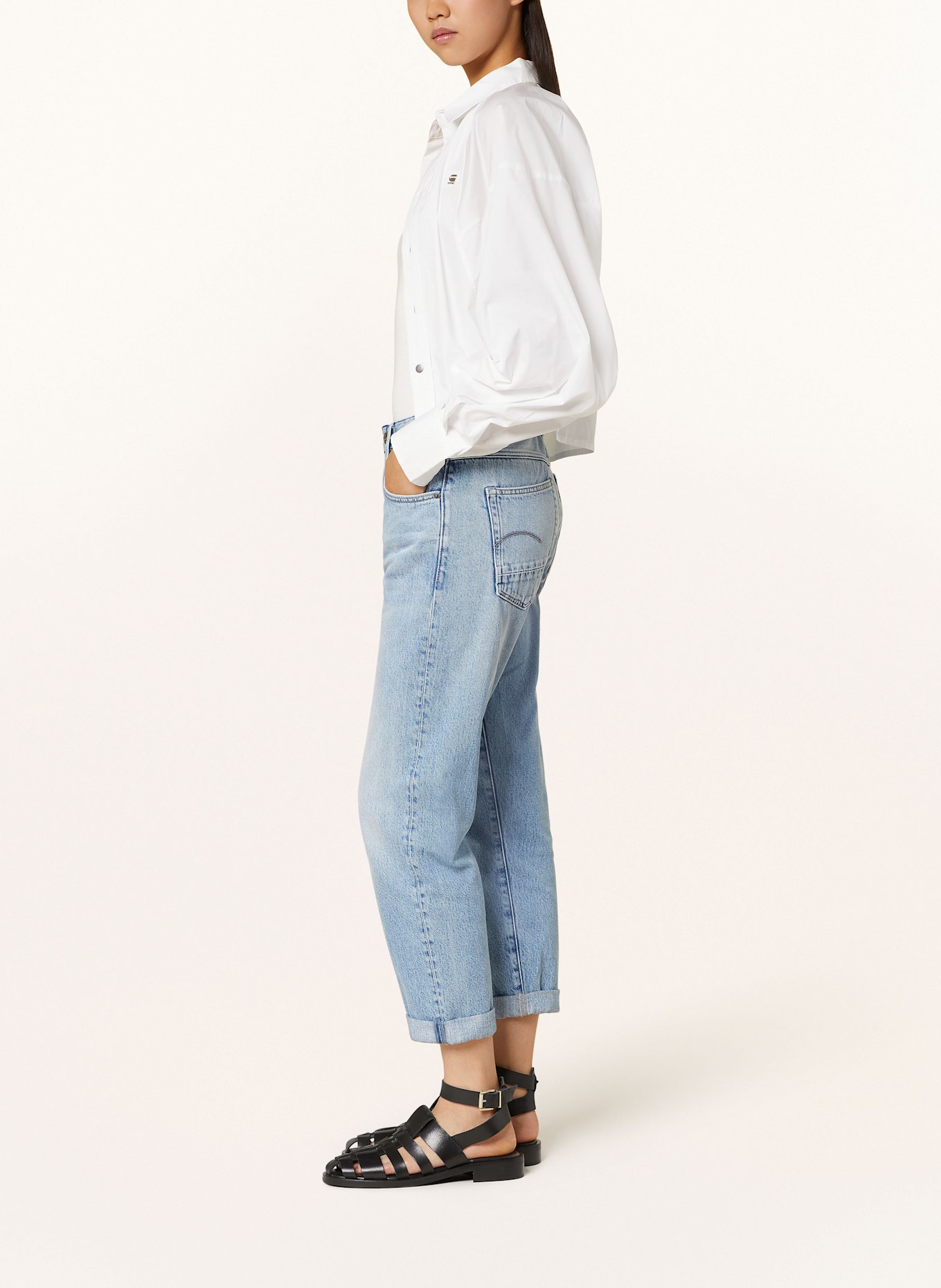 G-Star Boyfriend jeans KATE: H110 sun faded blue cape