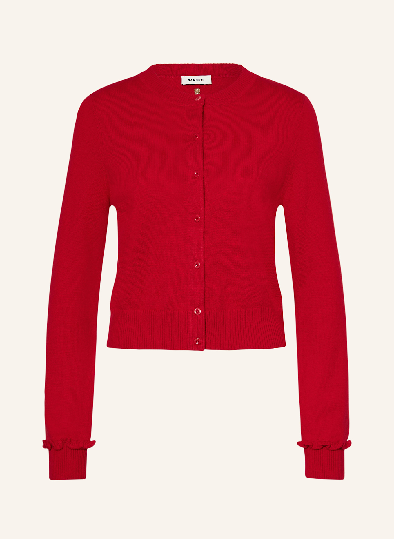 Sandro red sweater hotsell