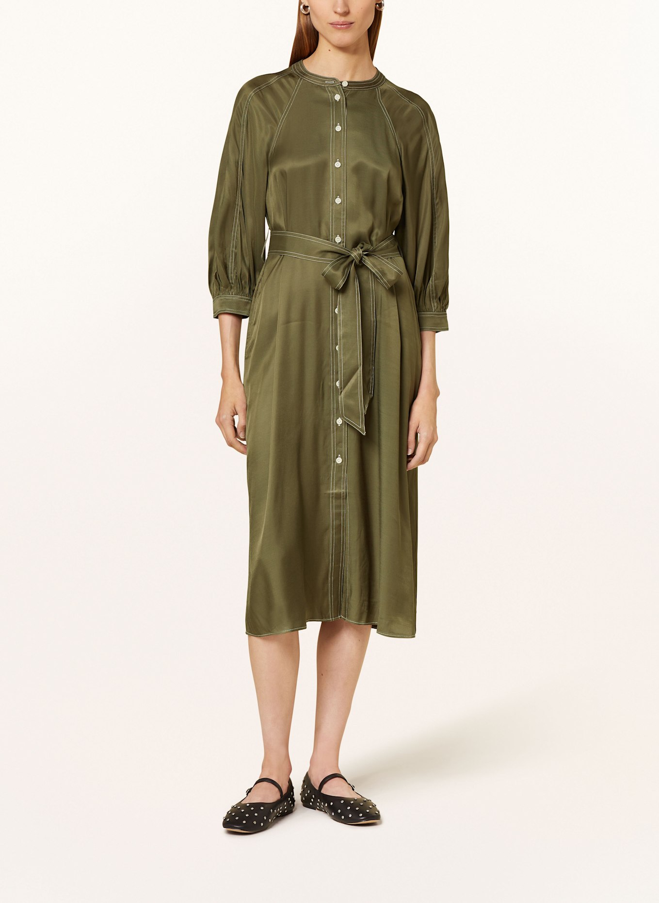 Whistles khaki dress outlet