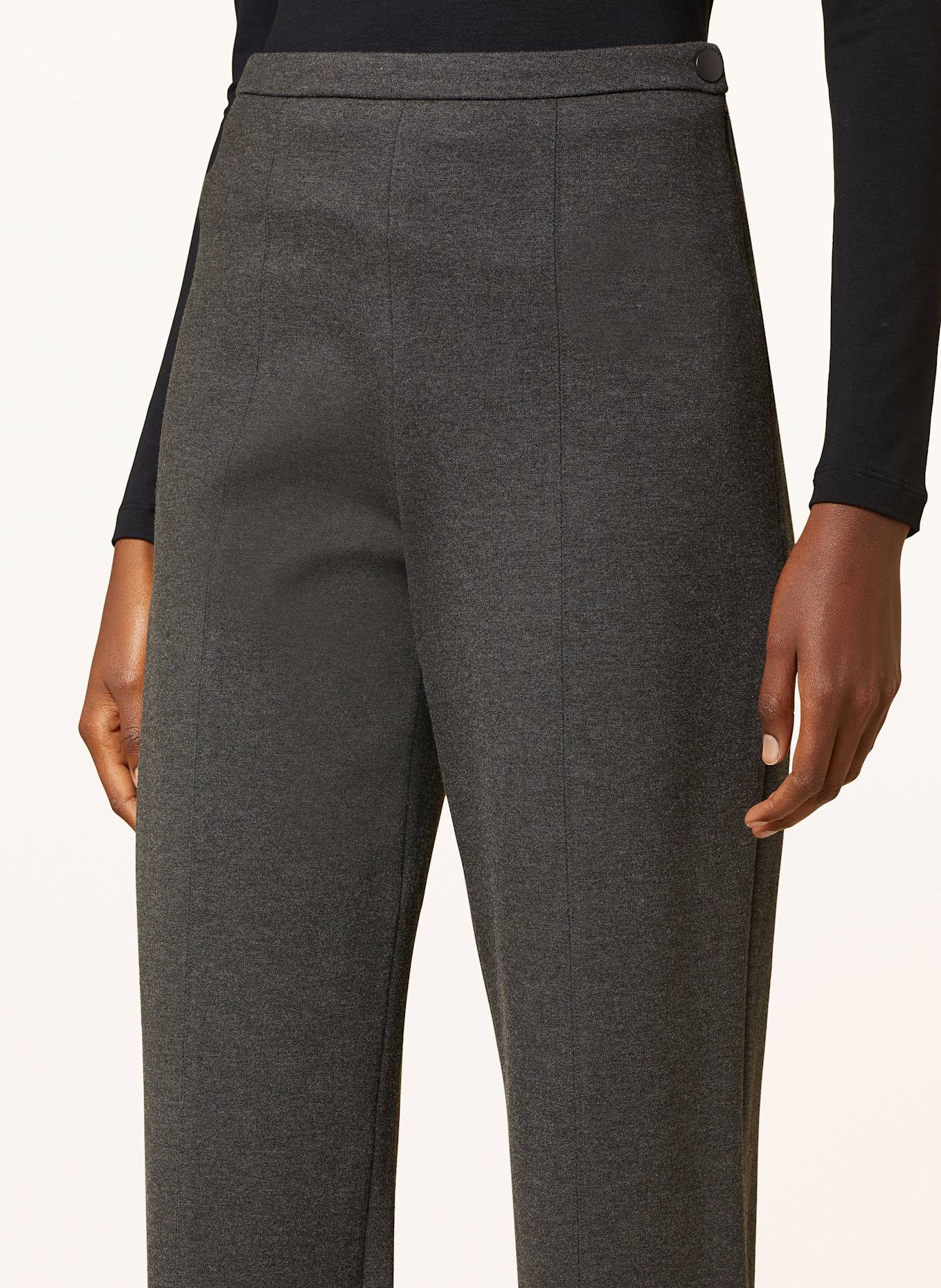 WHISTLES CAMILLA jersey culottes, Color: DARK GRAY (Image 5)