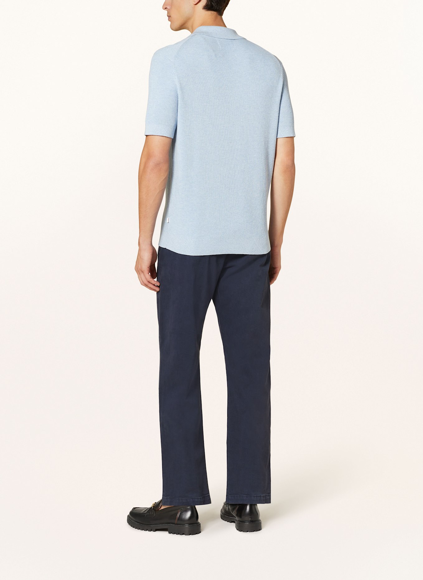 NN.07 Strick-Poloshirt HANSIE, Farbe: HELLBLAU (Bild 3)