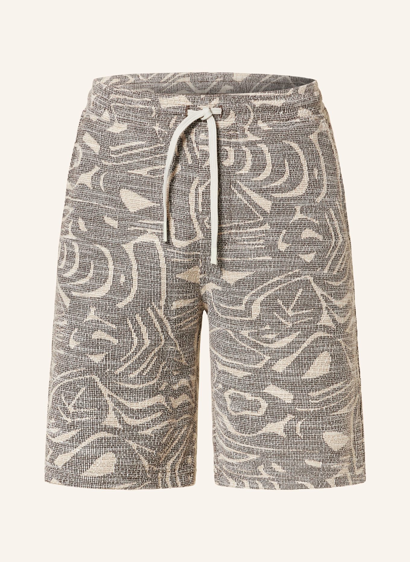 NN.07 Jersey shorts JERRY: DARK BROWN / LIGHT BROWN