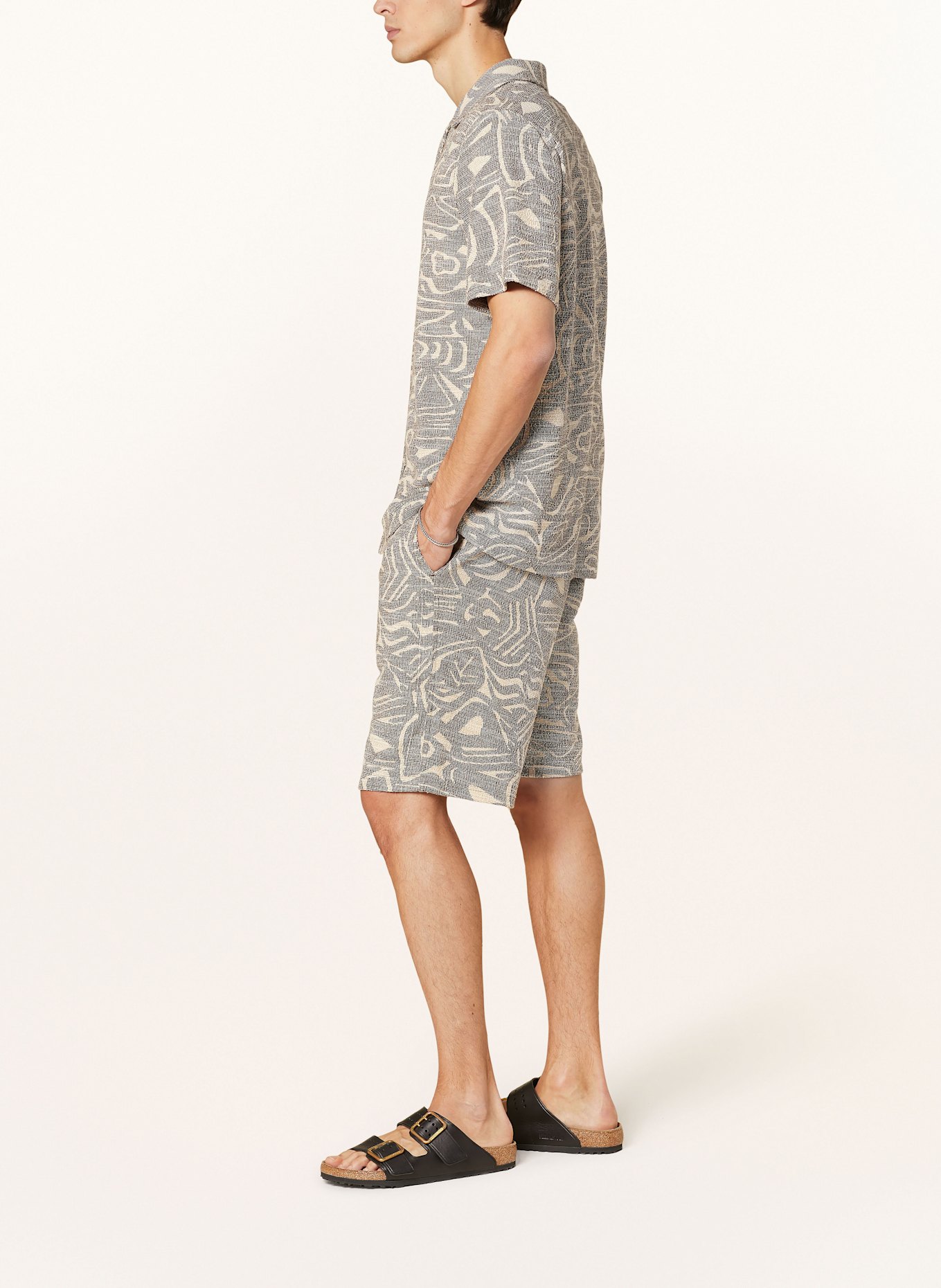 NN.07 Jersey shorts JERRY: DARK BROWN / LIGHT BROWN