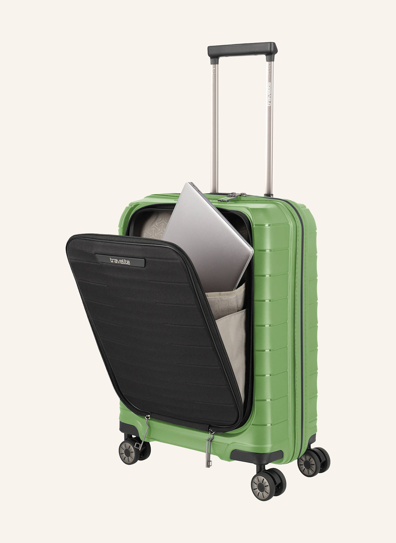 travelite Trolley MOOBY S+: GRÜN