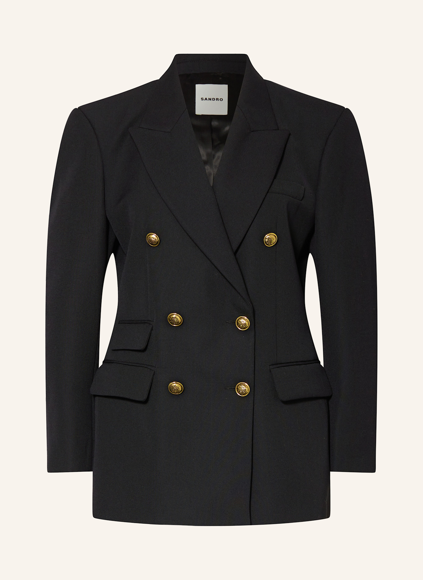 Sandro black blazer outlet