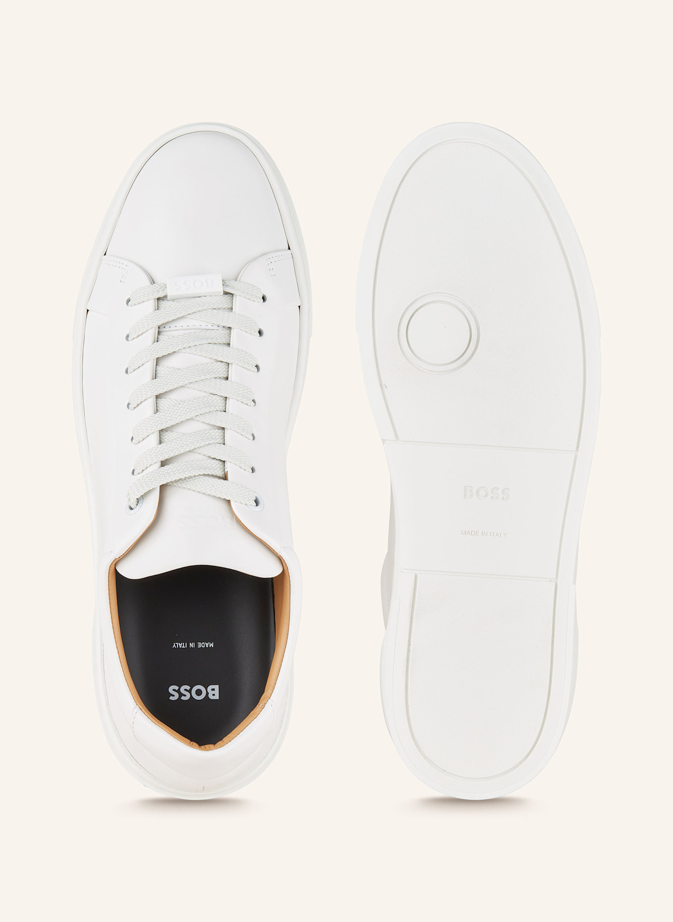 White hugo boss sneakers discount