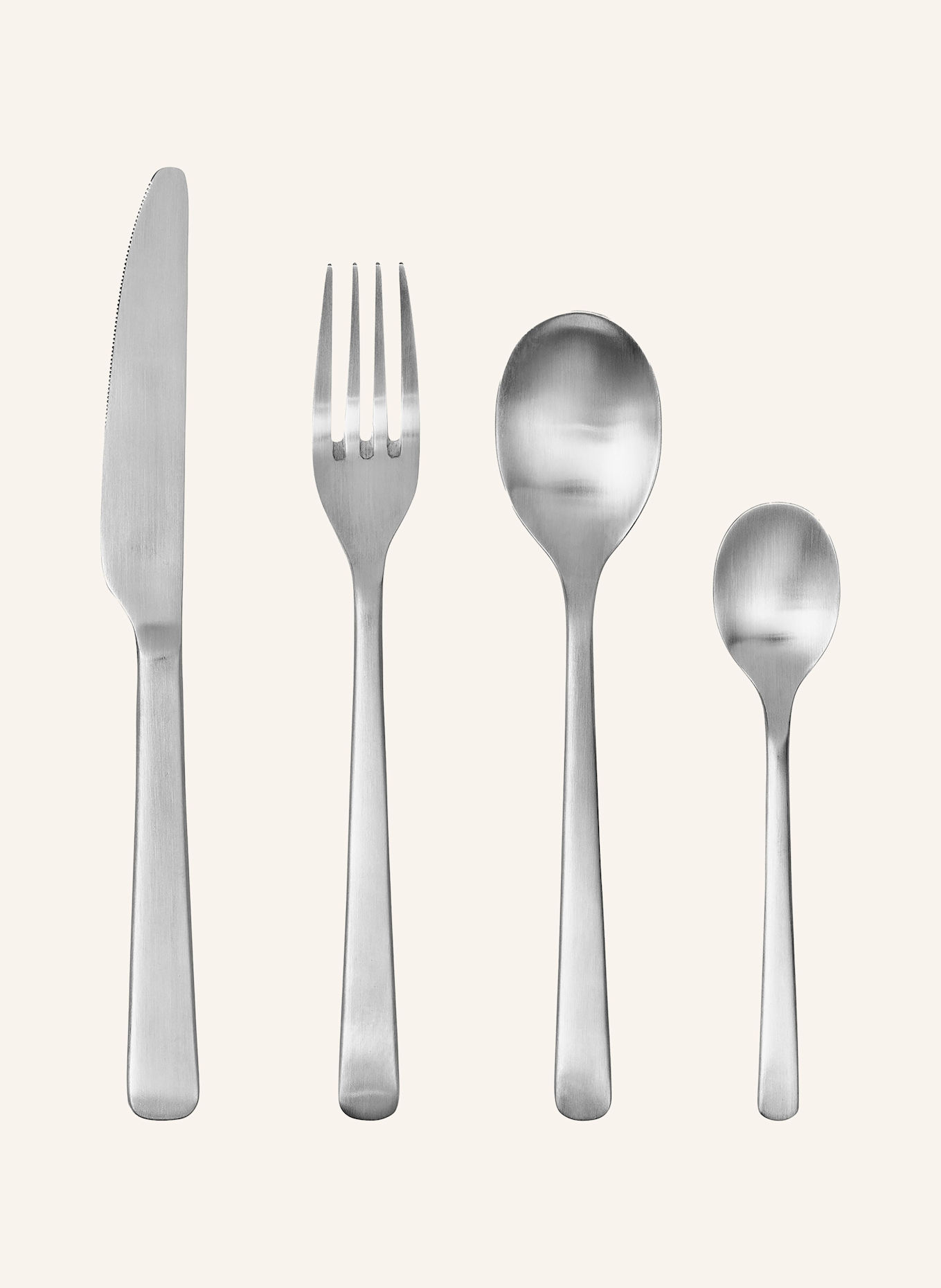 BROSTE COPENHAGEN 16-tlg. Besteck-Set HUNE: SILBER