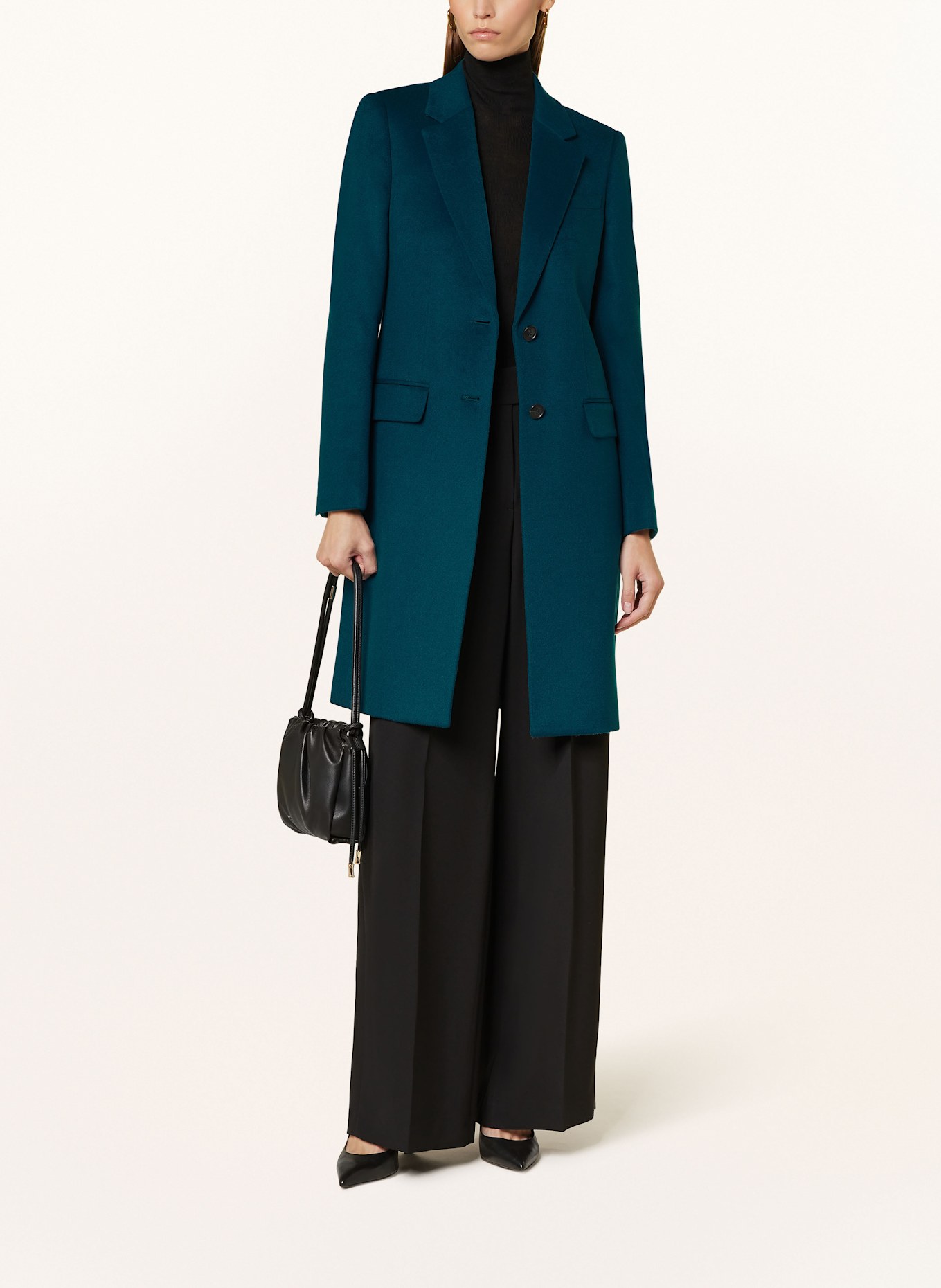 Hobbs teal coat top