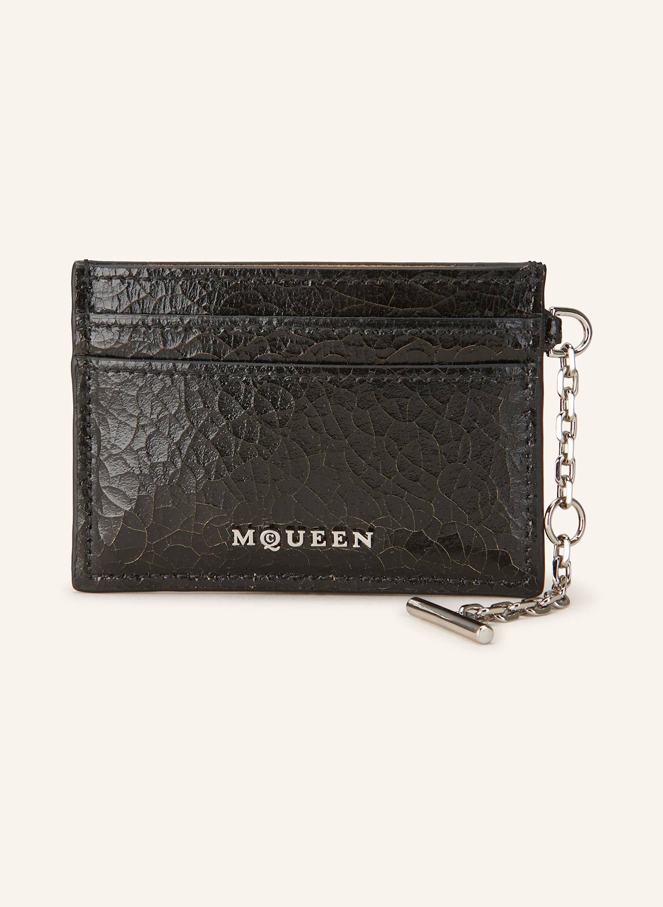 Alexander McQUEEN Card case SLING in black 