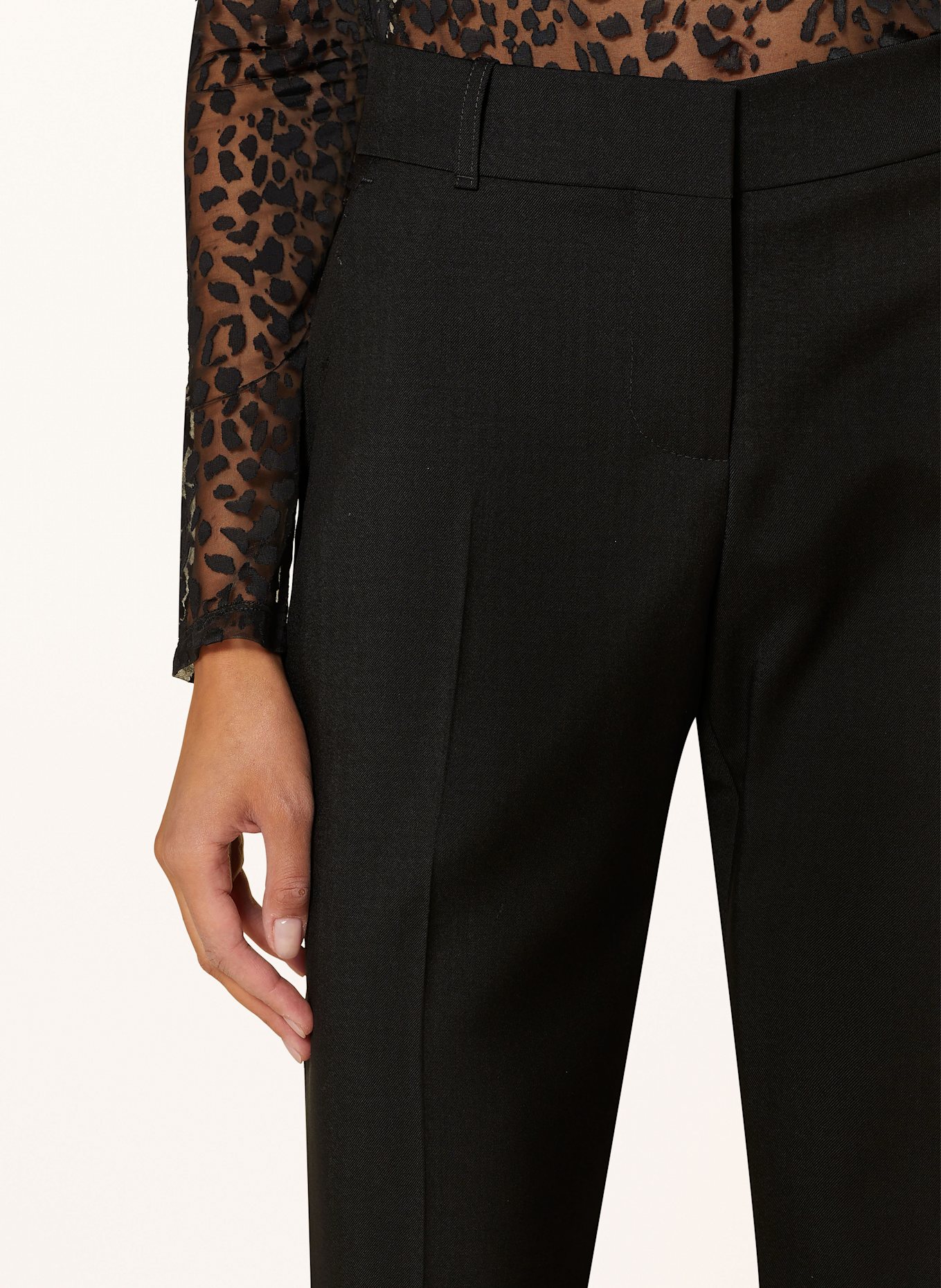 McQUEEN Hose: SCHWARZ