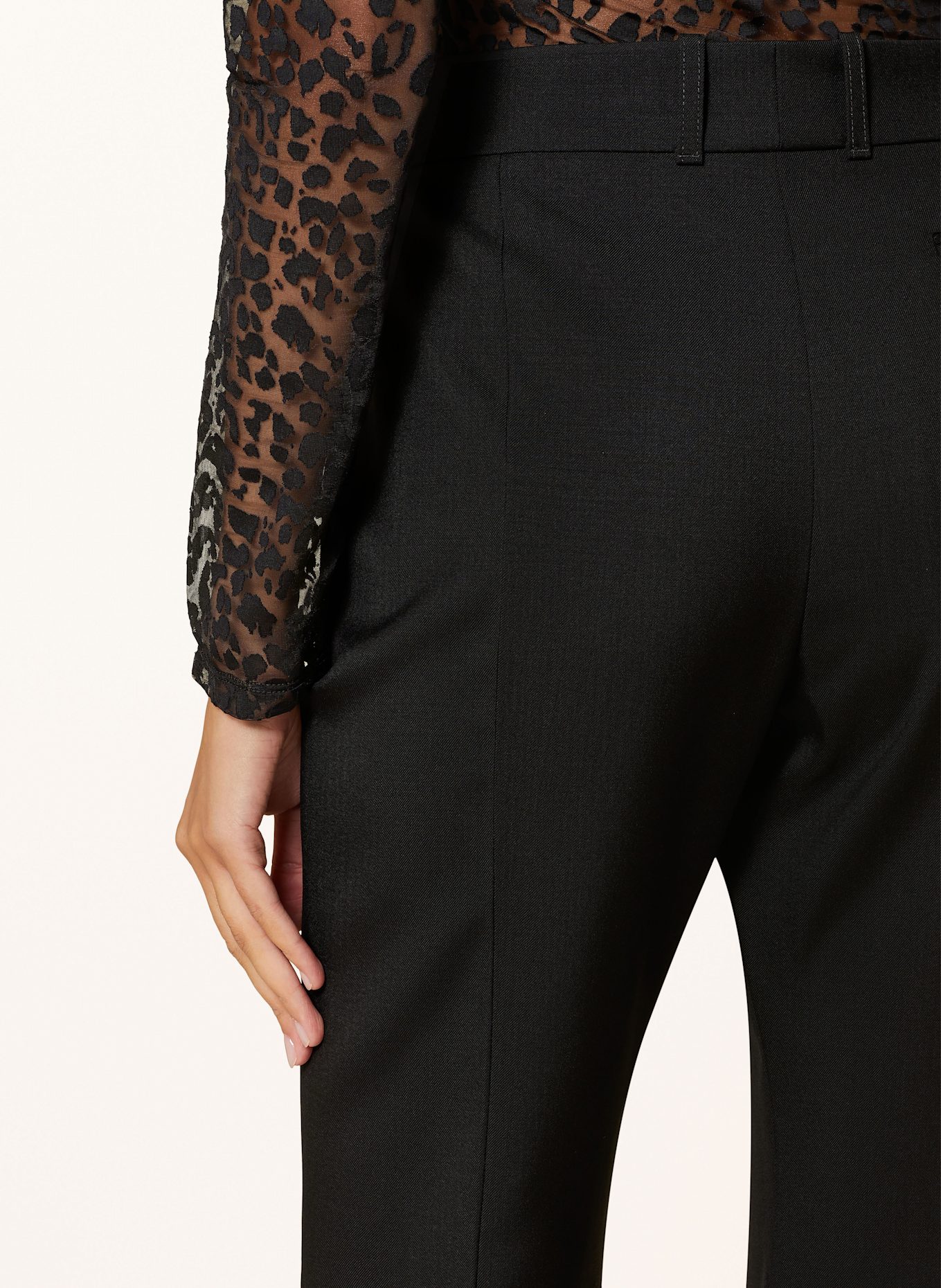 McQUEEN Hose: SCHWARZ