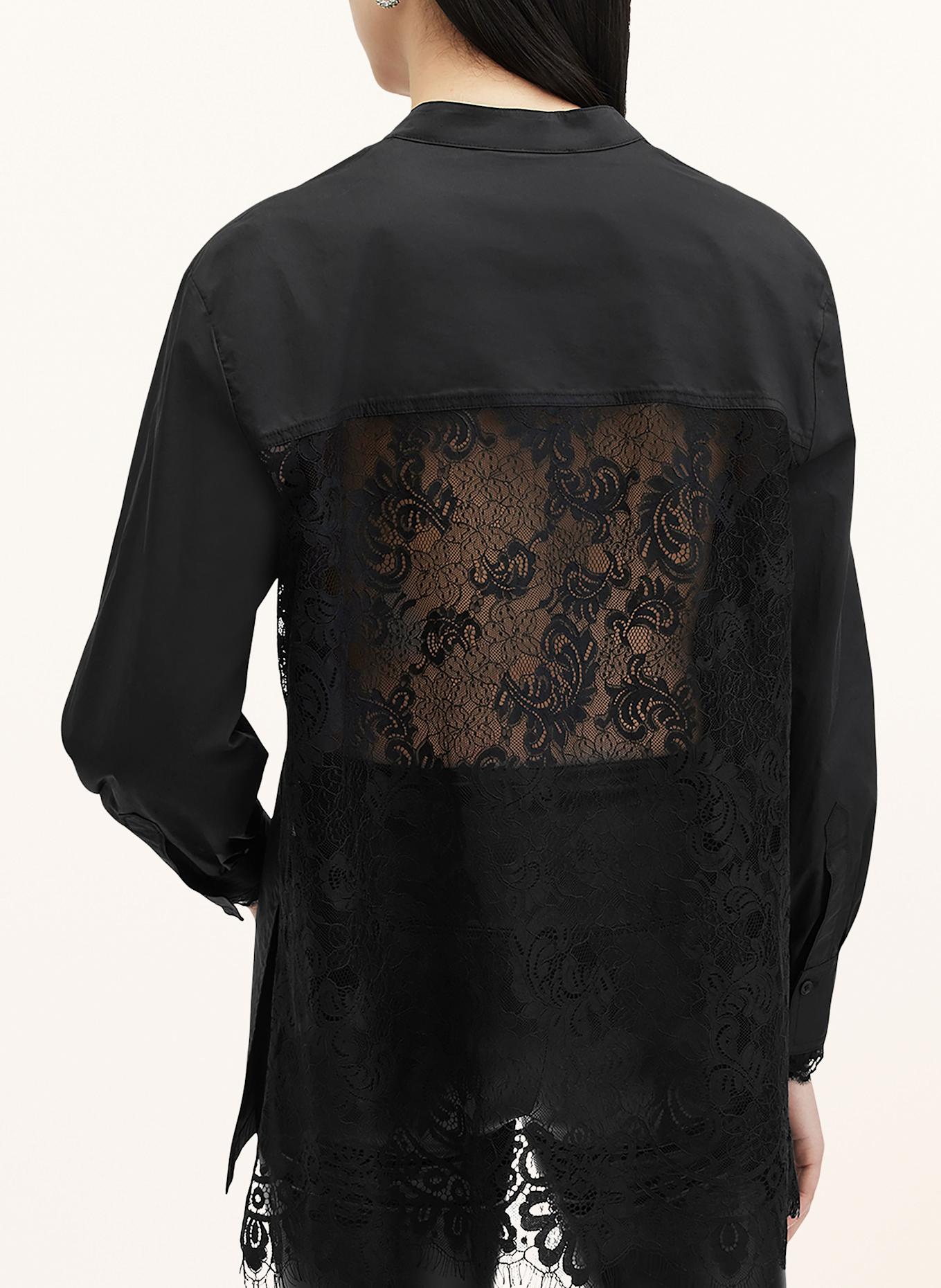 ALLSAINTS Bluse ETHEL mit Spitze: SCHWARZ