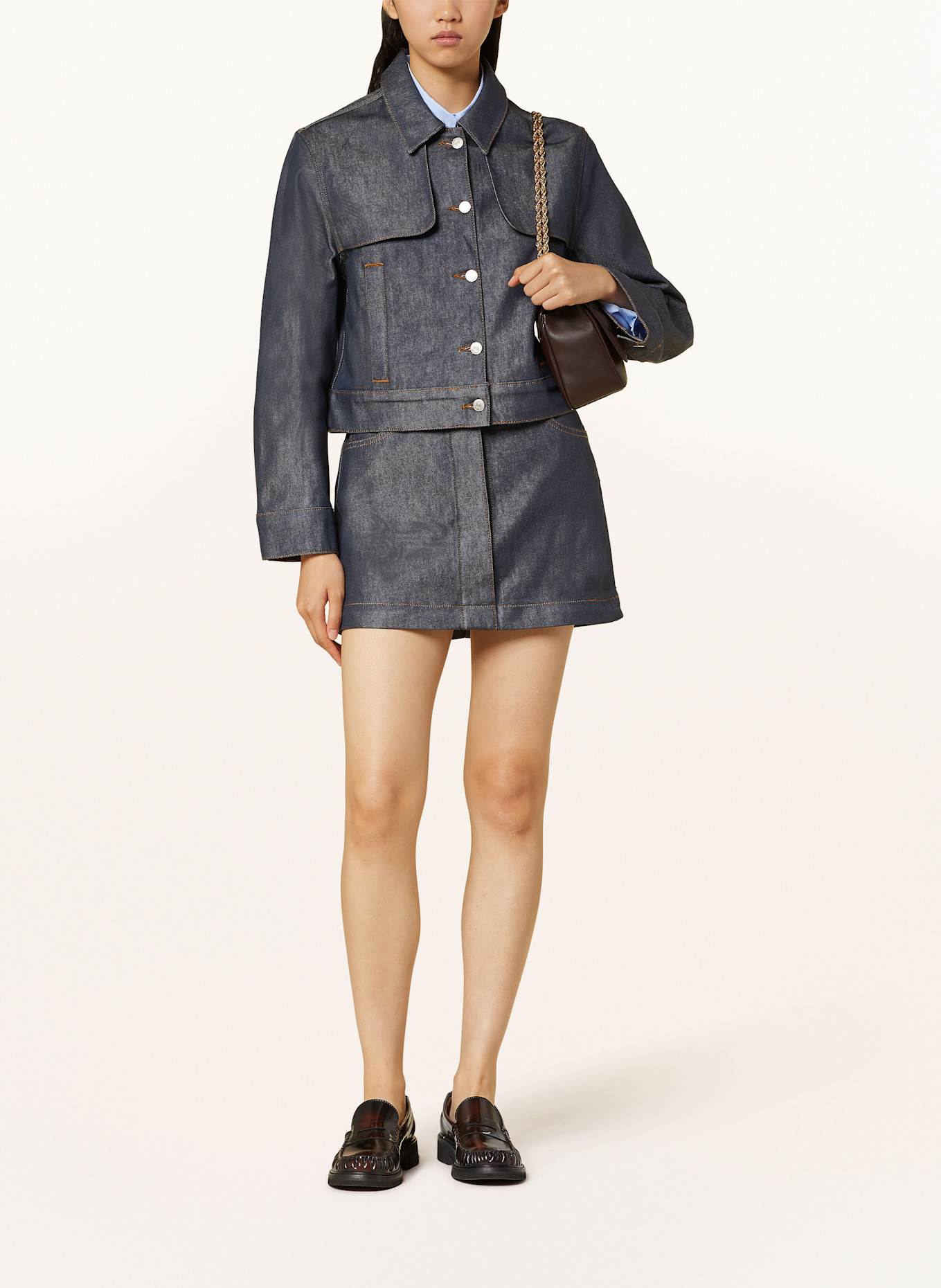 CLAUDIE PIERLOT Jeansrock SANIA, Farbe: J017 DENIM RAW (Bild 4)