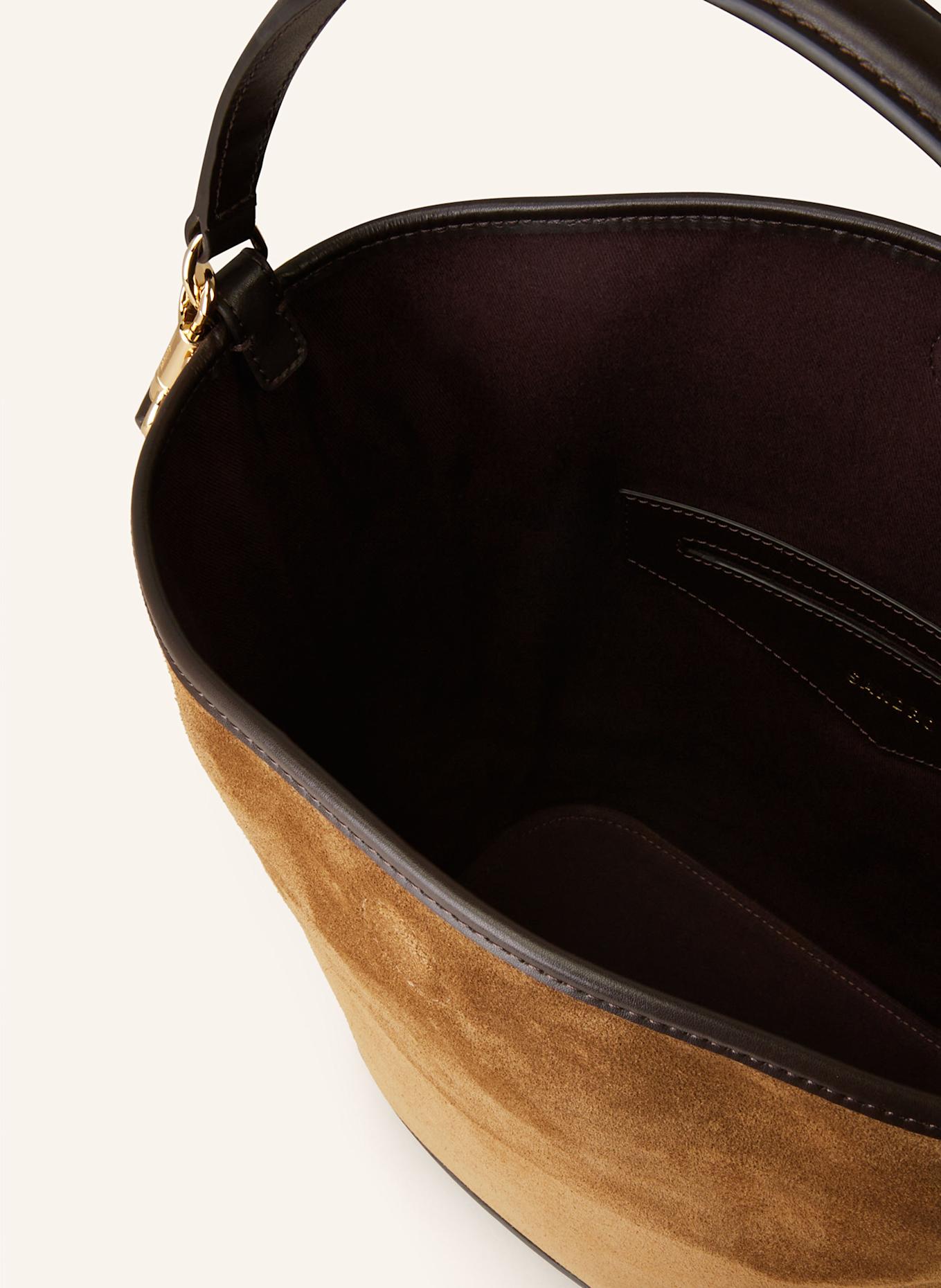 SANDRO Beuteltasche: CAMEL