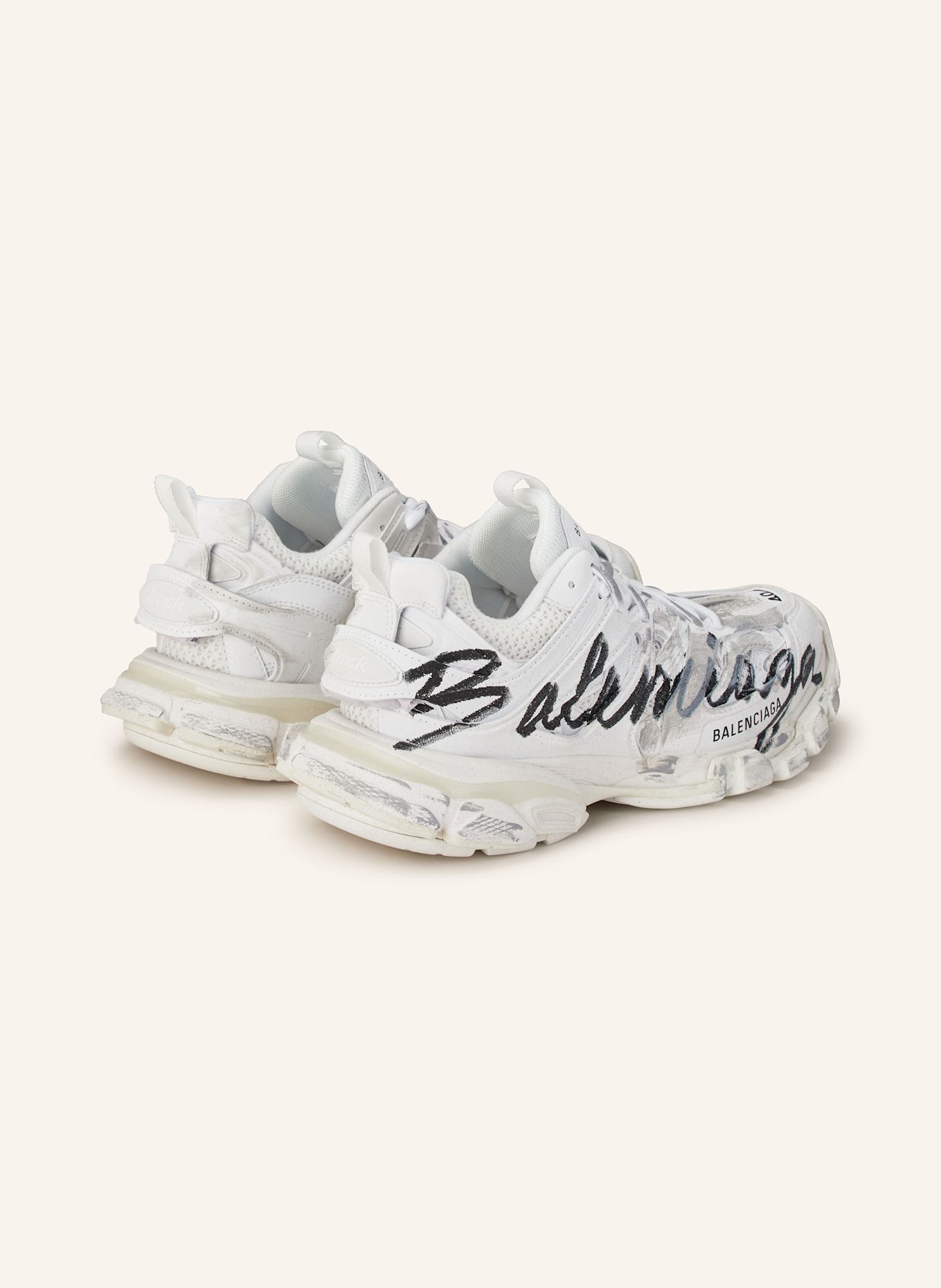 BALENCIAGA Sneaker TRACK SIGNATURE in schwarz weiss