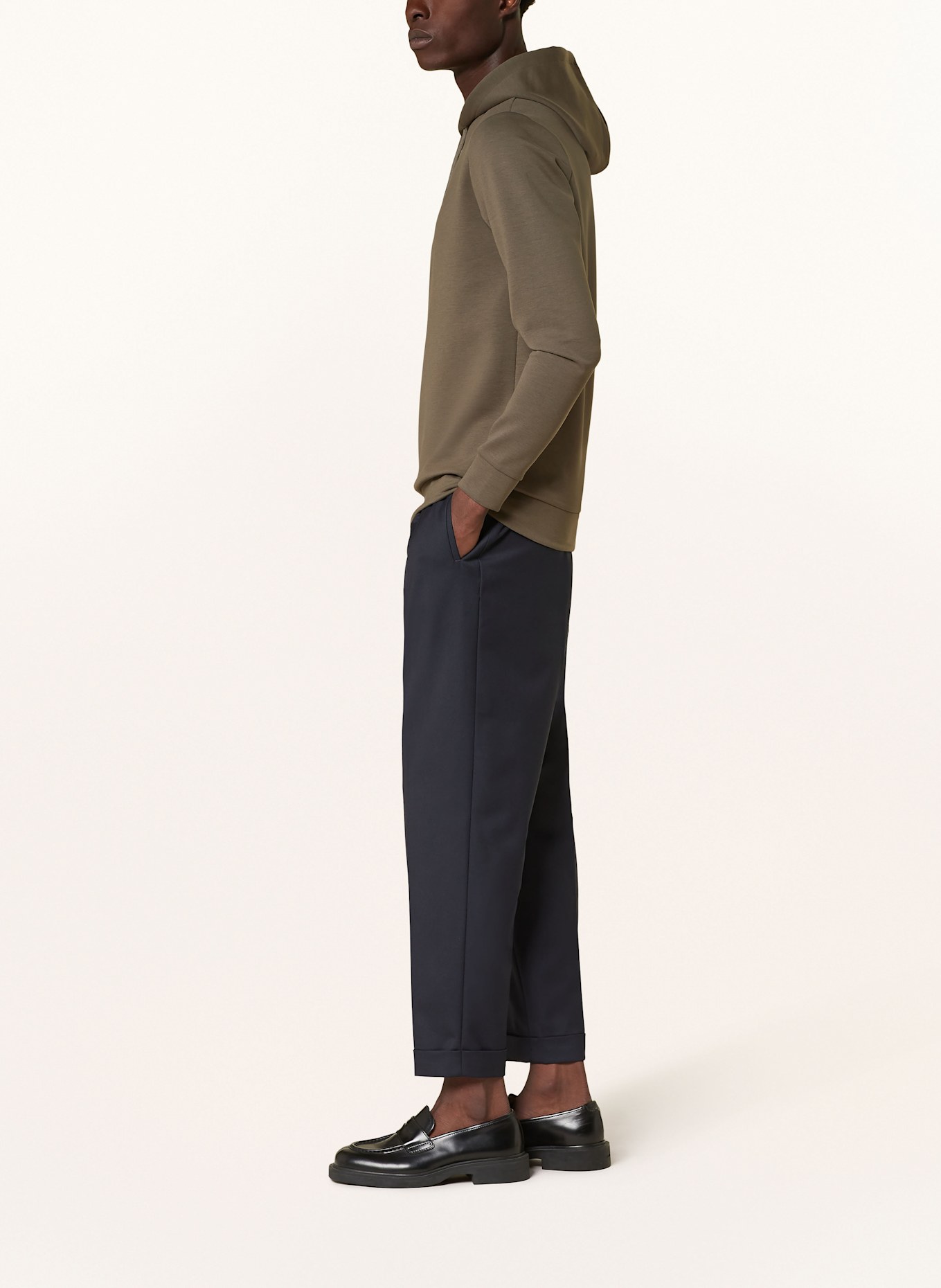 REISS underground hoodie, Color: KHAKI (Image 4)