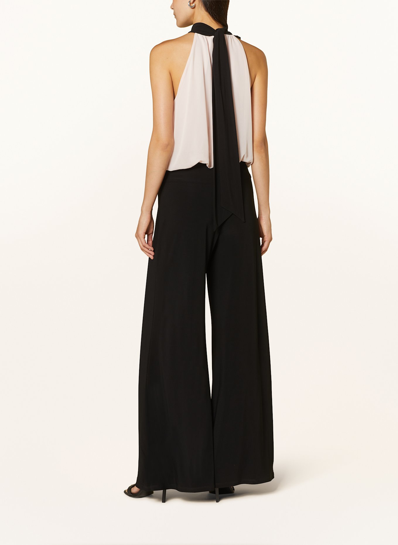 Joseph Ribkoff SIGNATURE Jumpsuit im Materialmix: SCHWARZ / NUDE
