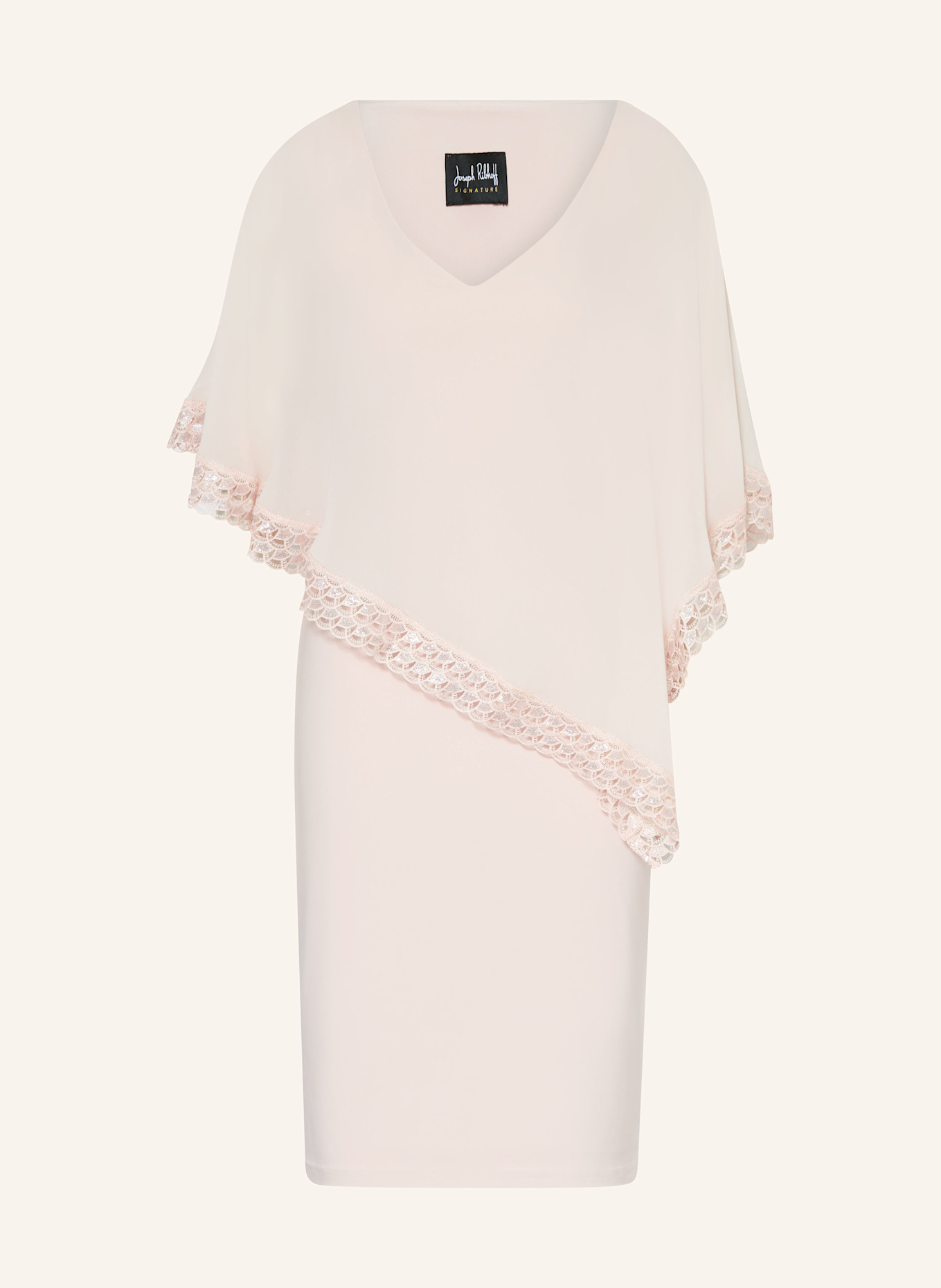Joseph Ribkoff SIGNATURE Cocktail dress with lace: NUDE