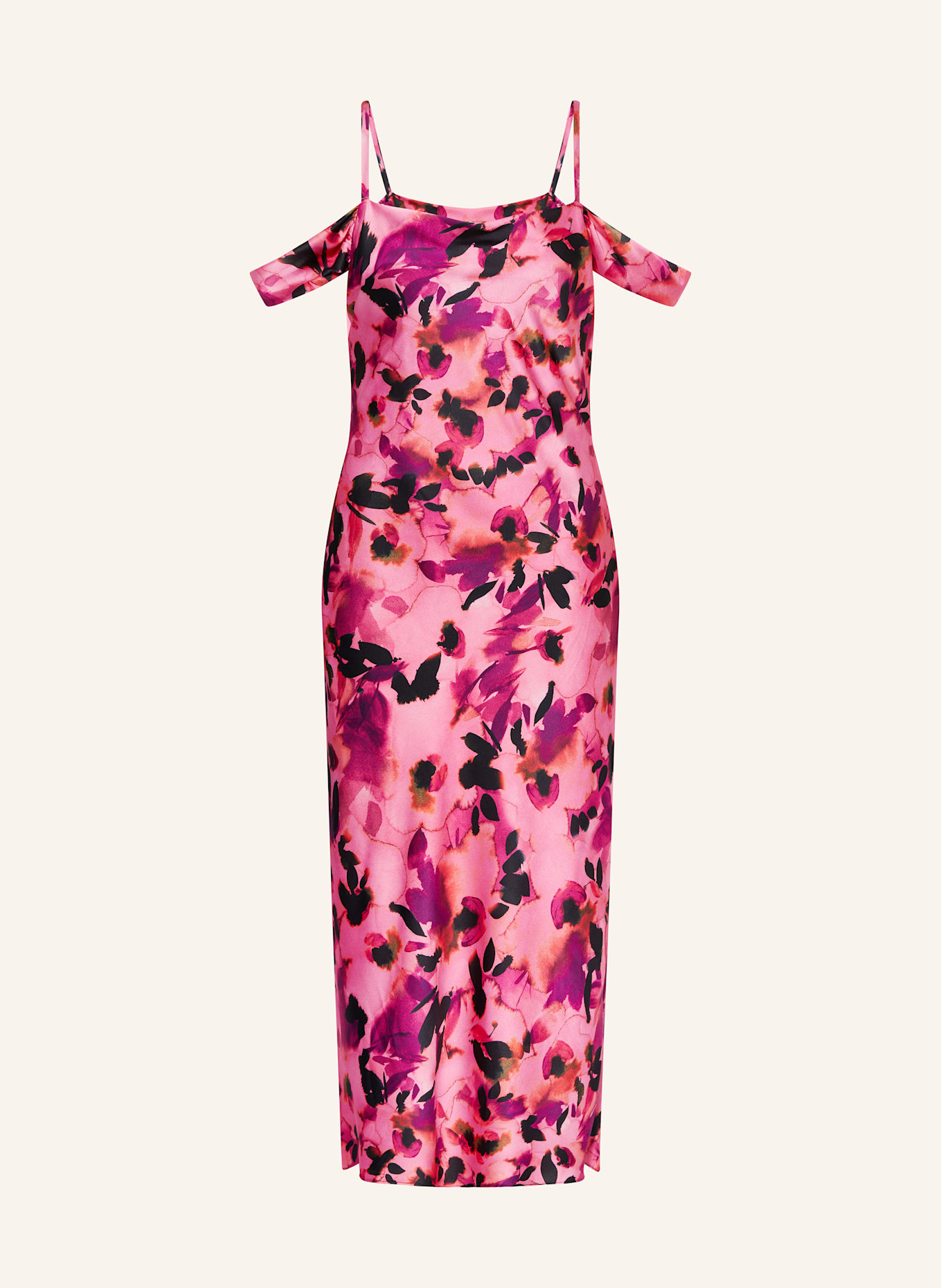 Joseph Ribkoff SIGNATURE Cocktailkleid: PINK / SCHWARZ