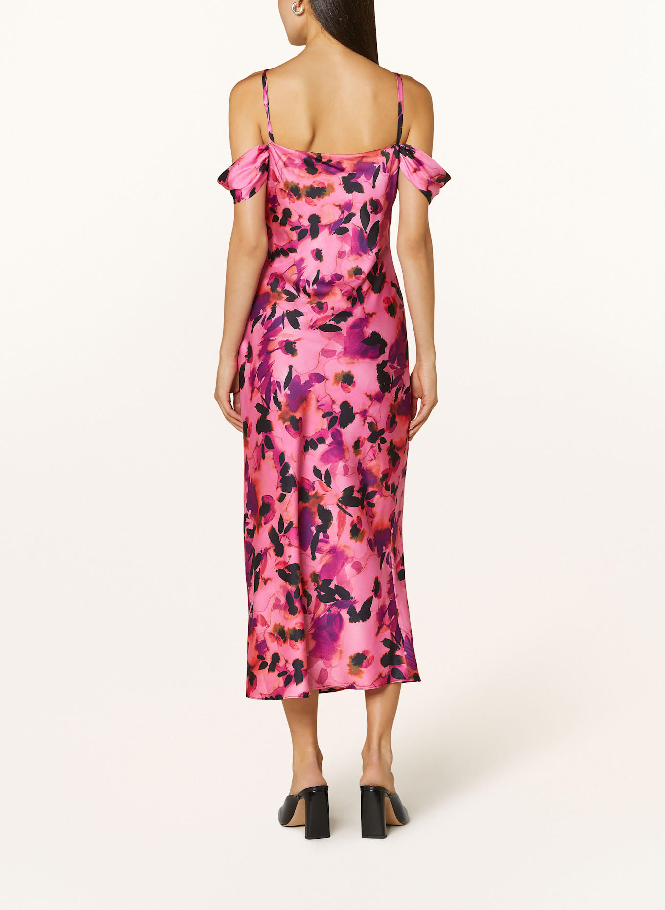 Joseph Ribkoff SIGNATURE Cocktailkleid: PINK / SCHWARZ