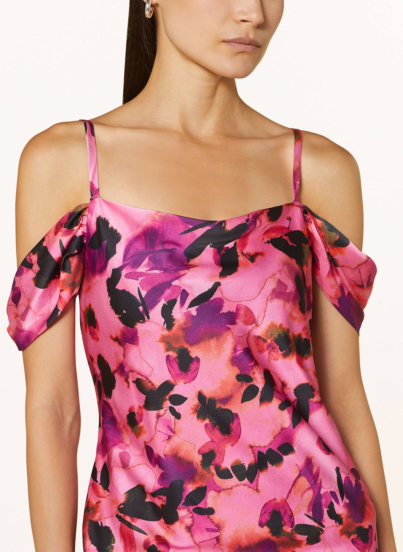 Joseph Ribkoff SIGNATURE Cocktailkleid: PINK / SCHWARZ