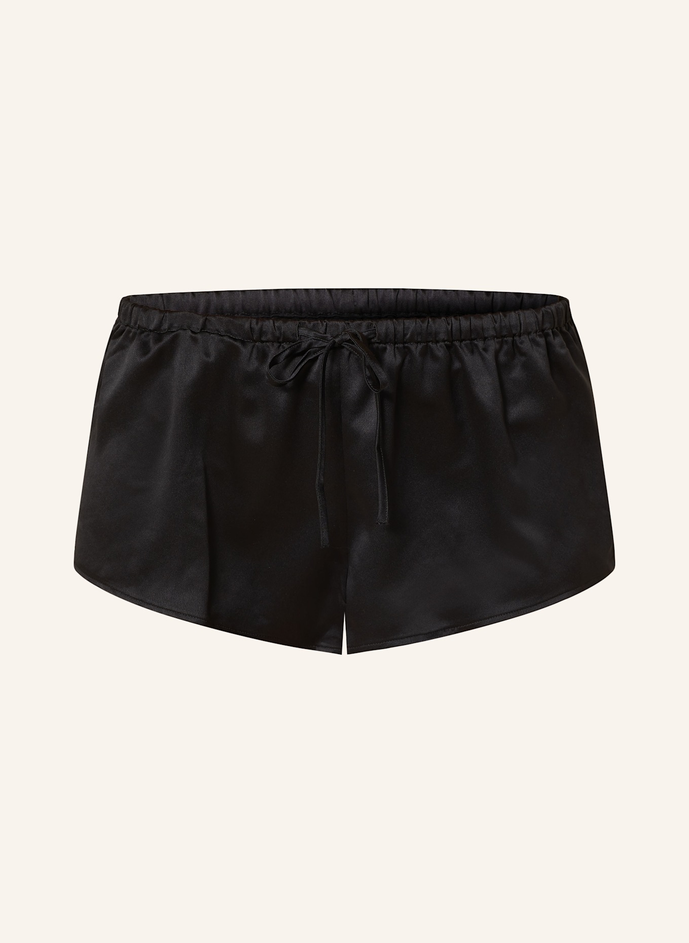 CHANTELLE Schlafshorts PLAY aus Satin: SCHWARZ