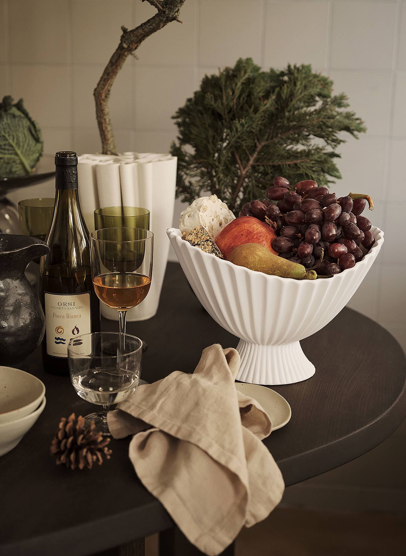 Ferm LIVING Miska FOUNTAIN: BIAŁY