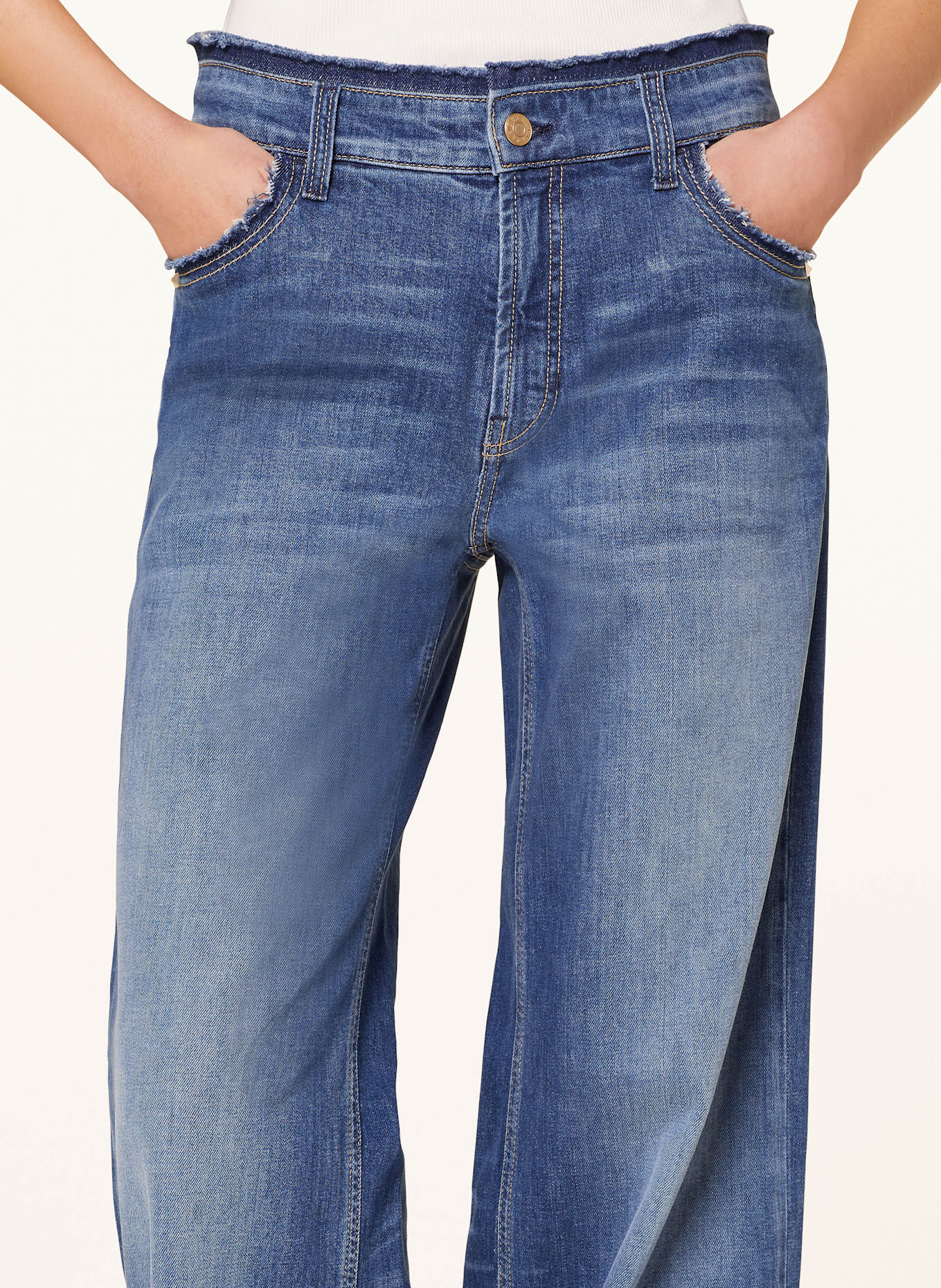 CAMBIO Straight Jeans AIMEE, Color: 5216 AGOLDE wrap waist denim shorts (Image 5)
