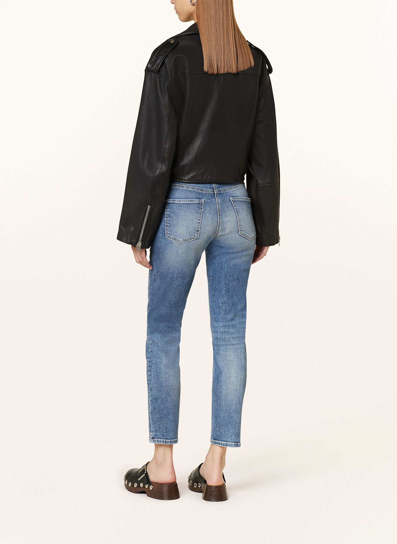CAMBIO Boyfriend Jeans KERRY, Farbe: 5166 eco dark destroyed (Bild 3)