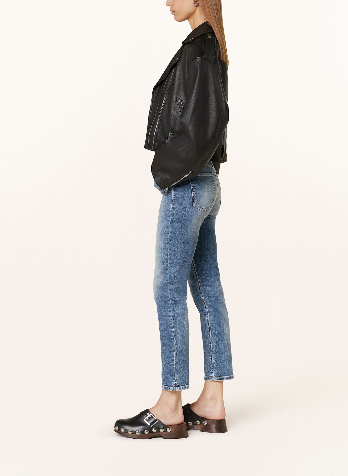 CAMBIO Boyfriend Jeans KERRY, Farbe: 5166 eco dark destroyed (Bild 4)