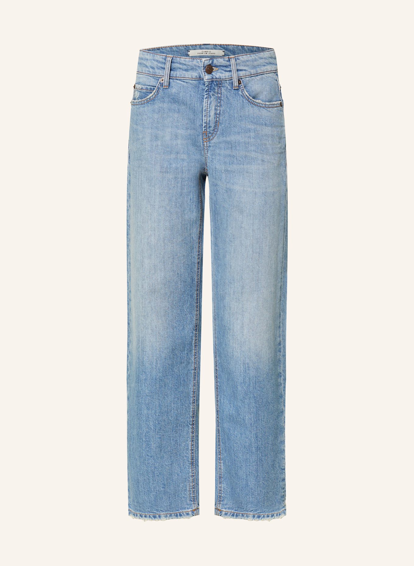 CAMBIO Straight jeans PARIS: 5223 slubby grinded