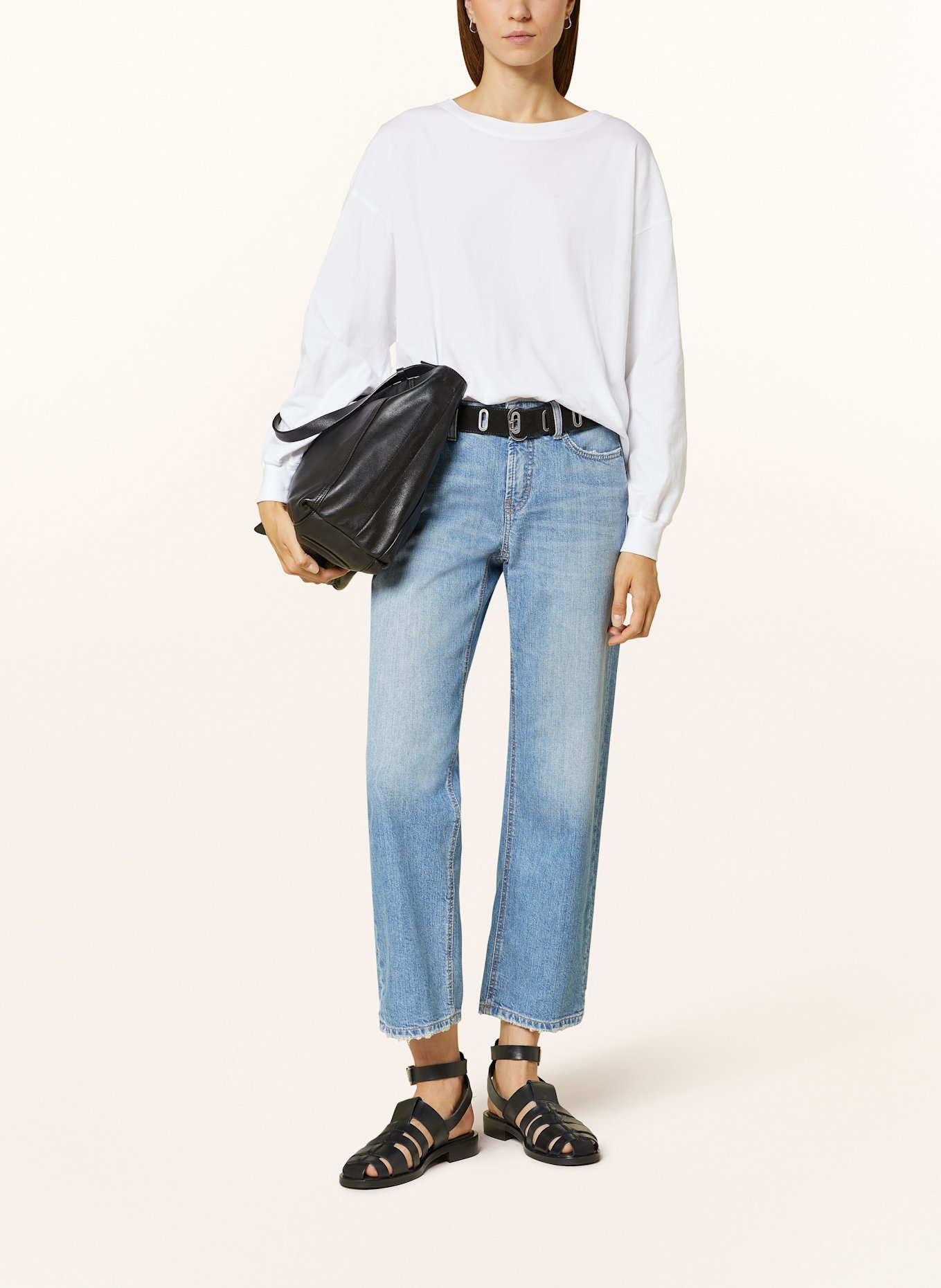 CAMBIO Straight jeans PARIS: 5223 slubby grinded