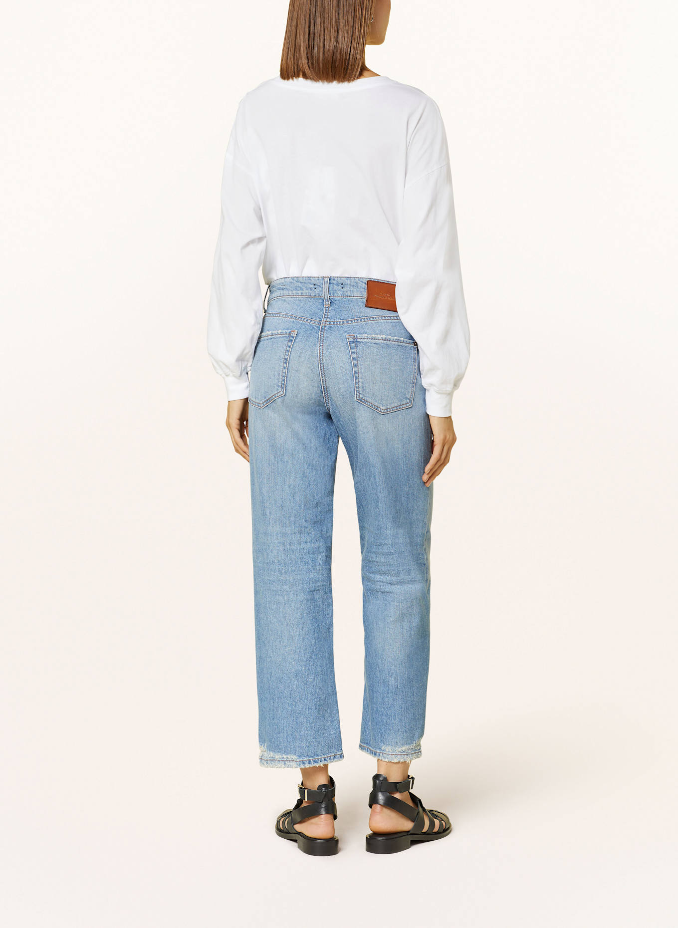 CAMBIO Straight jeans PARIS: 5223 slubby grinded