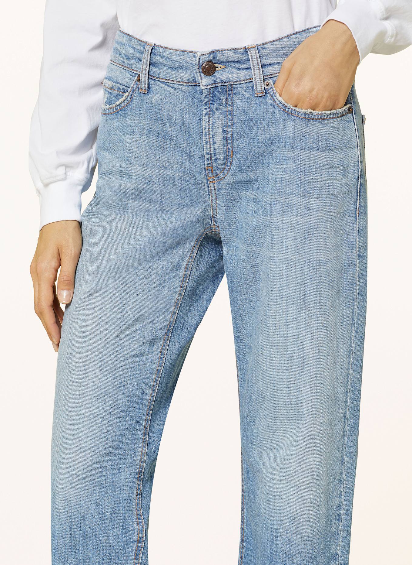 CAMBIO Straight jeans PARIS: 5223 slubby grinded