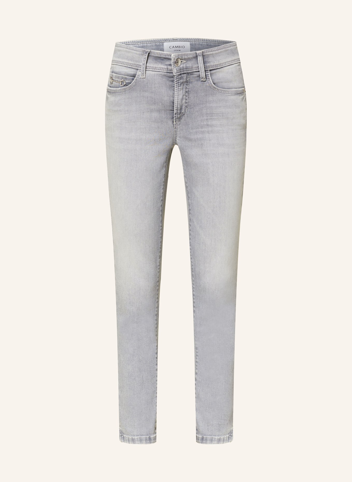 CAMBIO PIPER SHORT jeans: 5282 contrast bleached