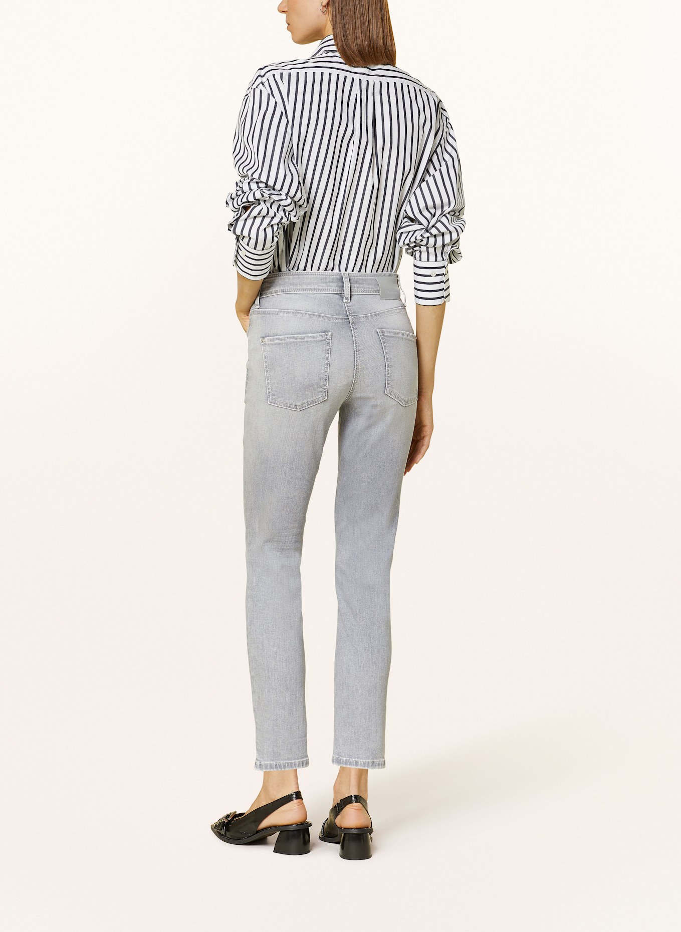 CAMBIO PIPER SHORT jeans: 5282 contrast bleached