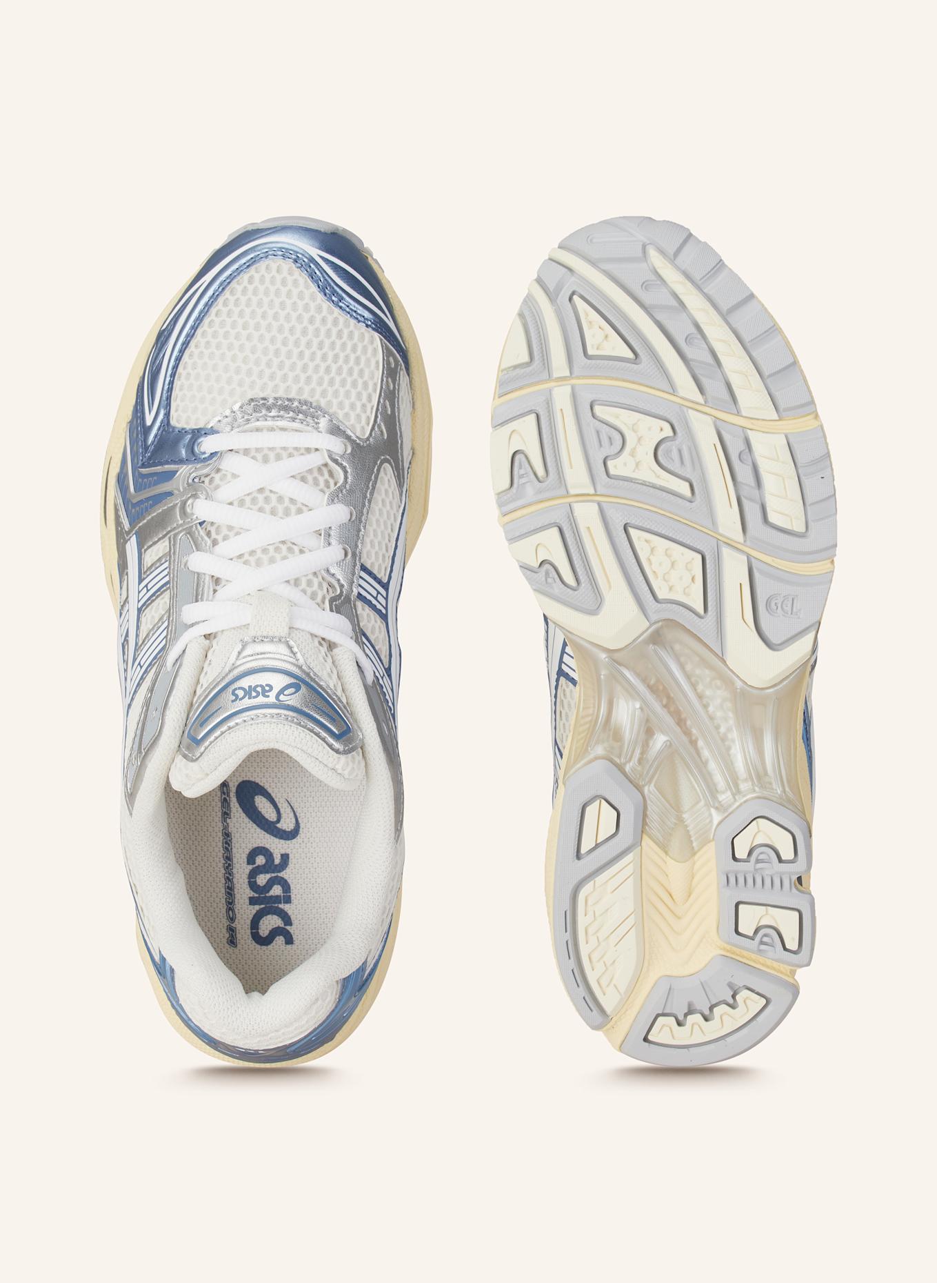 ASICS Sneaker GEL-KAYANO 14: WEISS/ HELLBLAU/ SILBER