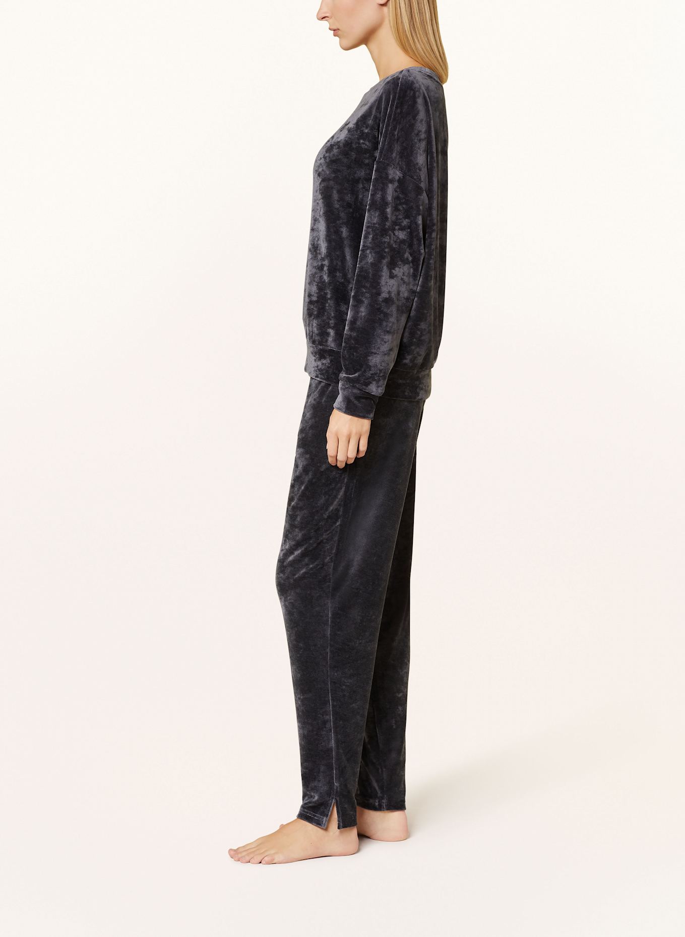 mey Lounge-Hose Serie VELVET DREAM aus Nicki: DUNKELGRAU