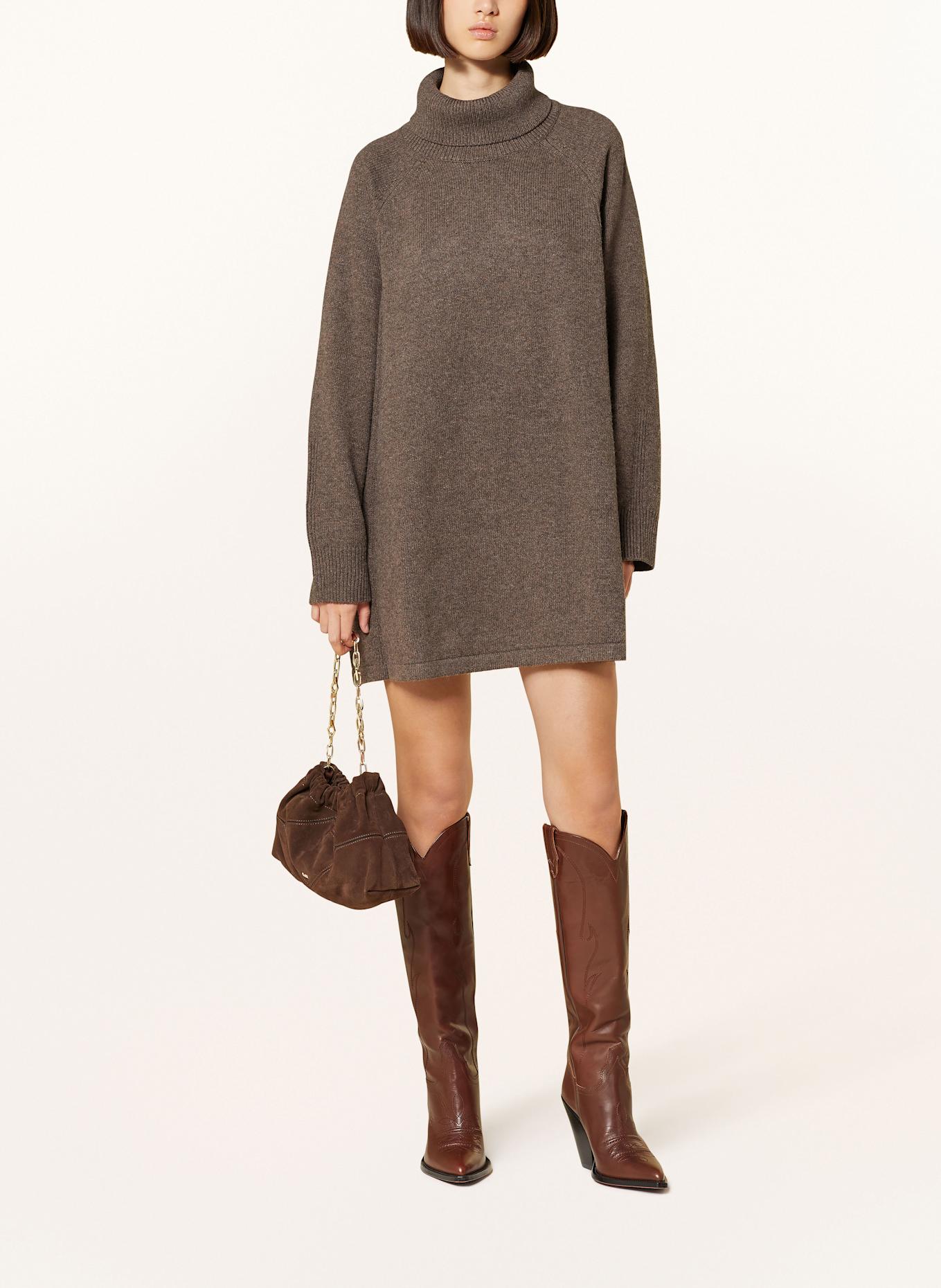 ba&sh Strickkleid MEDEE: BRAUN