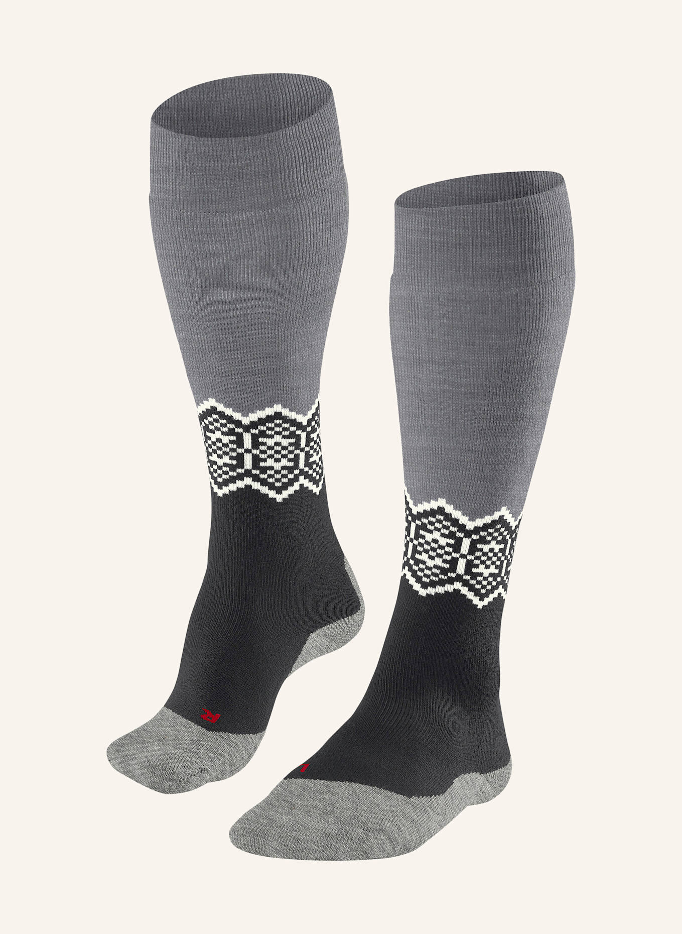 FALKE Skisocken SK2 INTERMEDIATE: 3010 BLACK-MIX