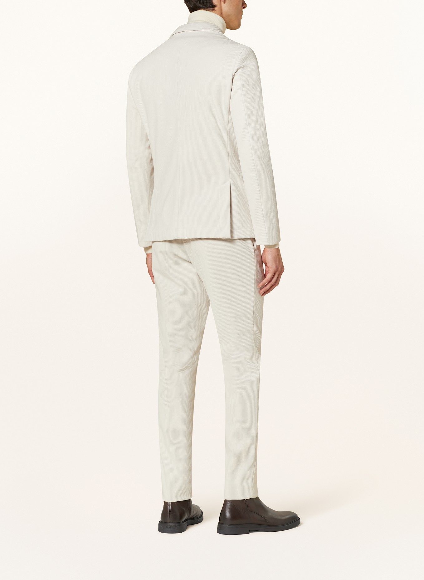 BOSS Marynarka HANRY slim fit z odpinaną podpinką, Kolor: 131 Open White (Obrazek 5)