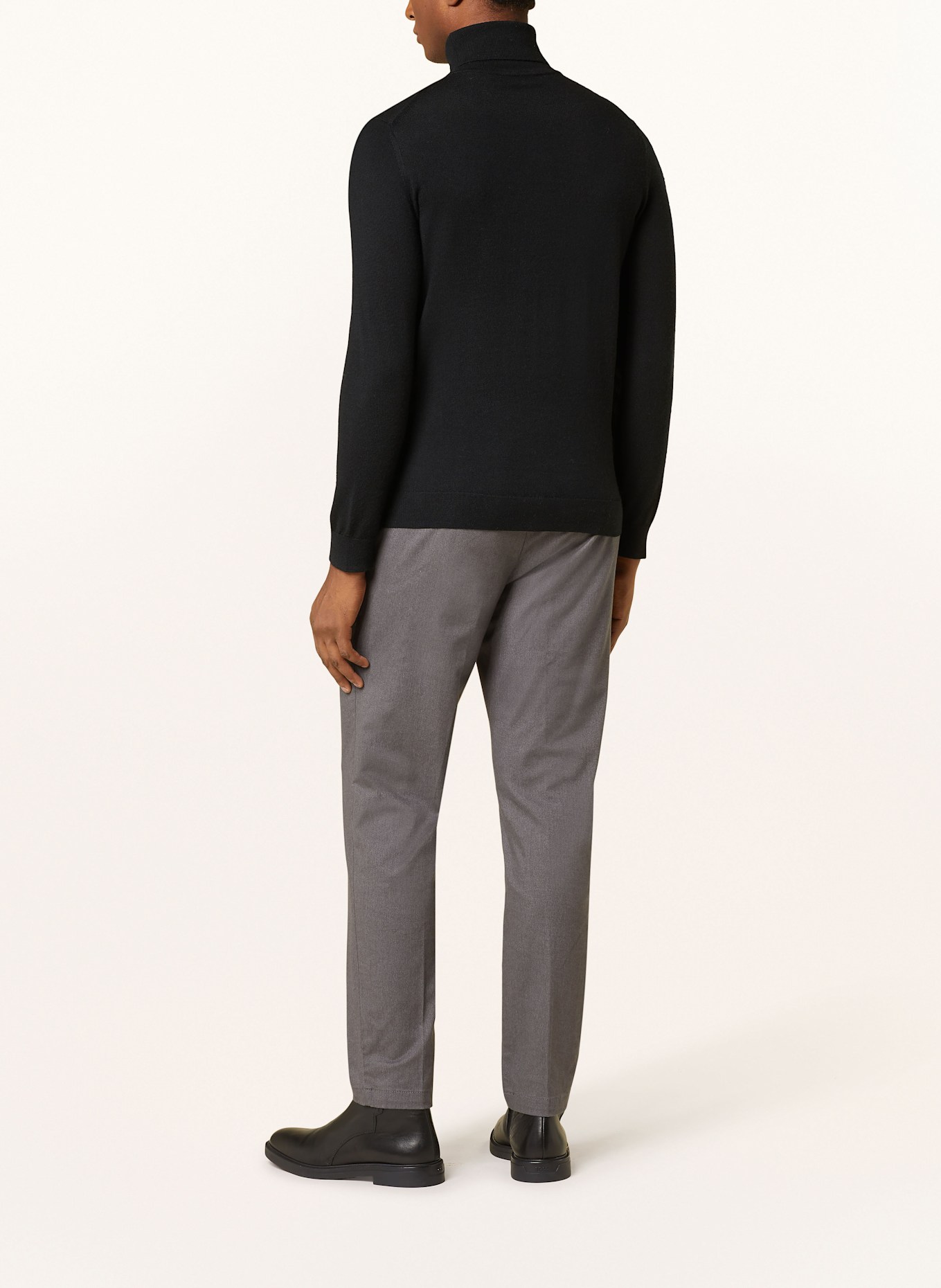 BOSS Chinos KANE regular tapered fit, Color: DARK GRAY (Image 3)