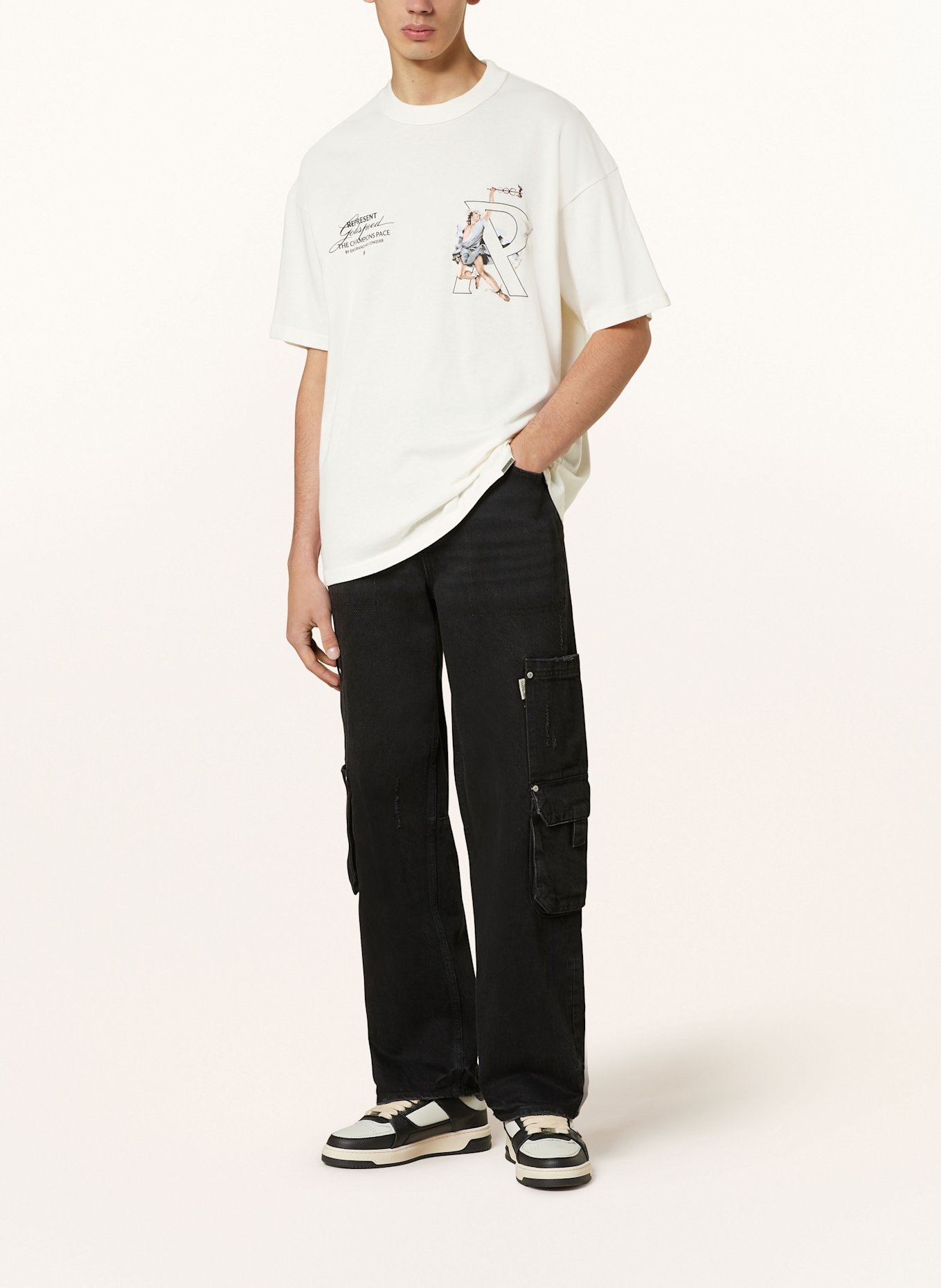 REPRESENT T-shirt HERMES, Color: WHITE (Image 3)